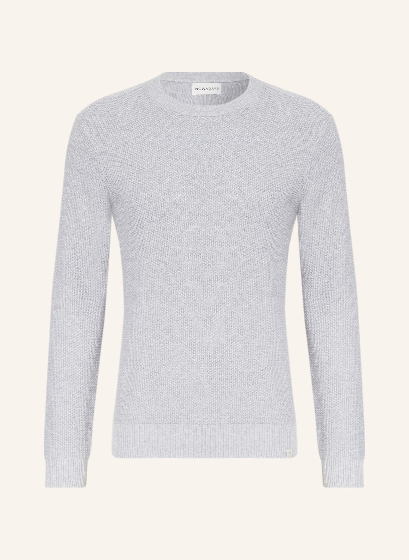 NOWADAYS Sweater, Color: LIGHT GRAY (Image 1)