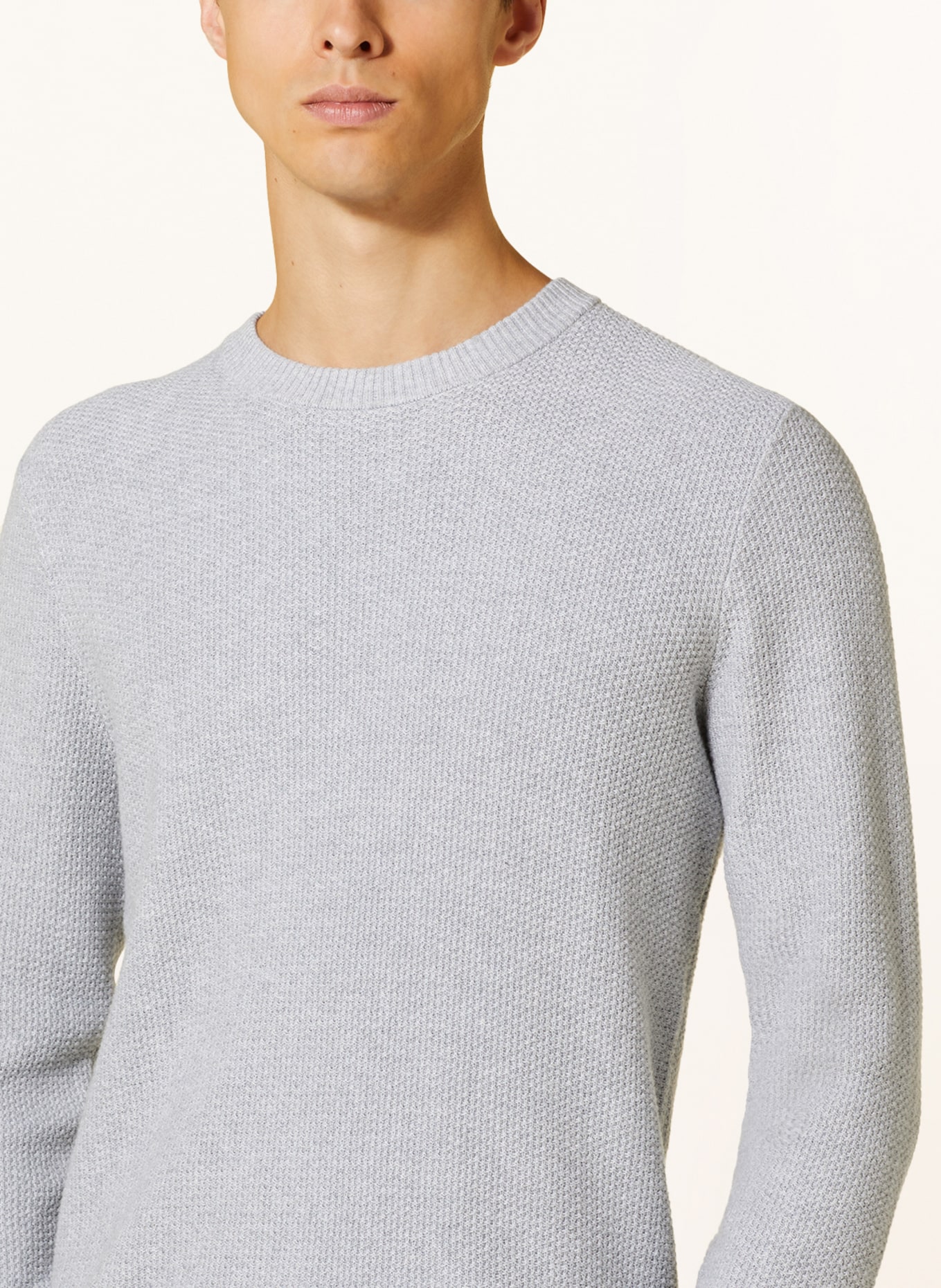 NOWADAYS Sweater, Color: LIGHT GRAY (Image 4)