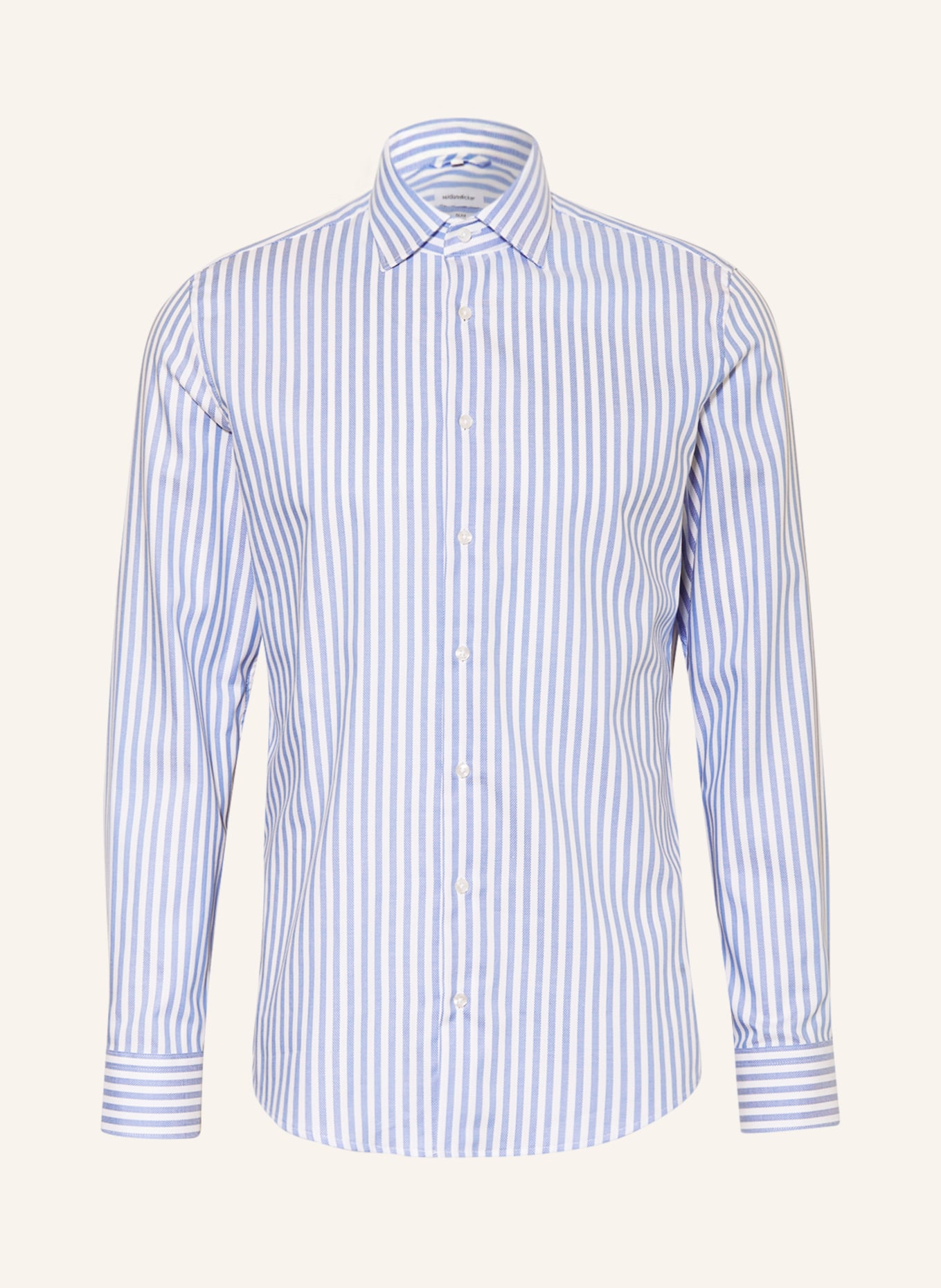 seidensticker Shirt slim fit, Color: WHITE/ LIGHT BLUE (Image 1)