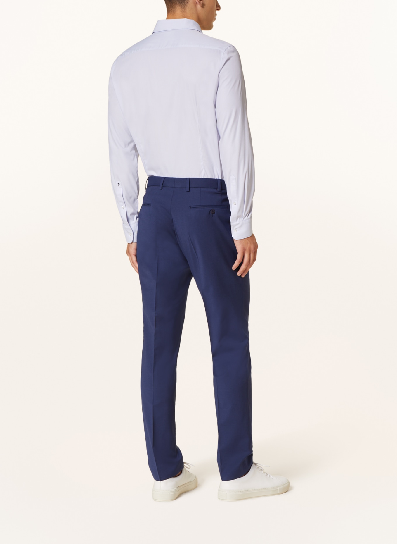 seidensticker Shirt slim fit, Color: WHITE/ LIGHT BLUE (Image 3)