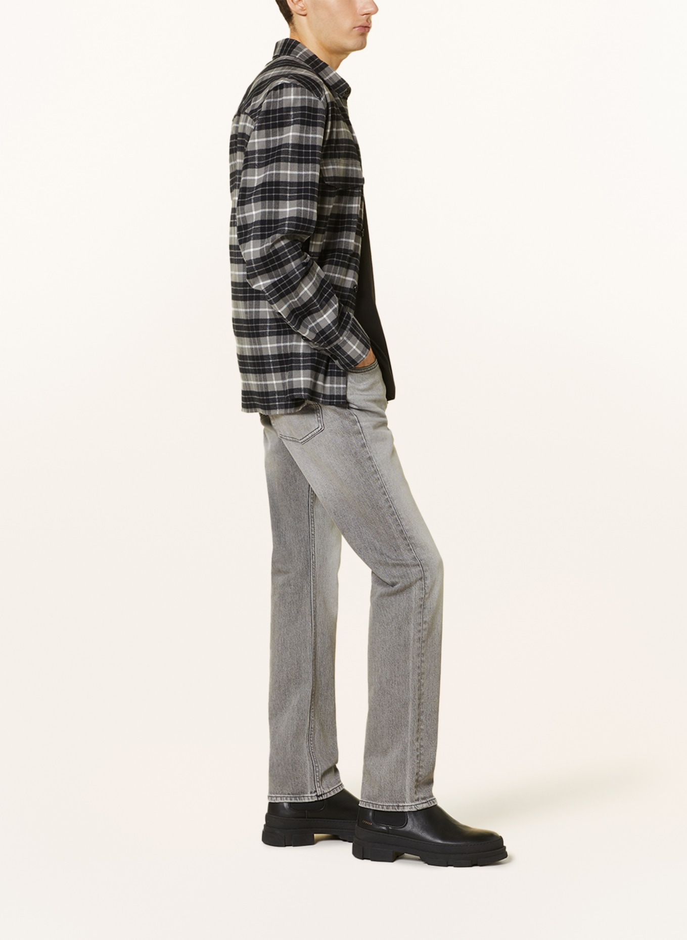 7 for all mankind Jeans THE STRAIGHT straight fit, Color: GREY (Image 4)