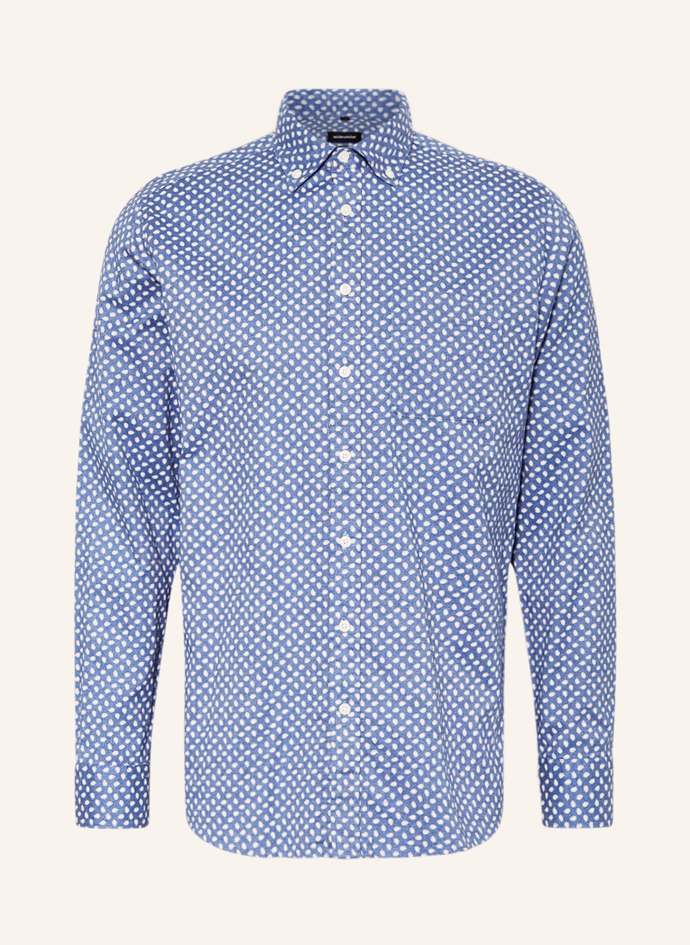 seidensticker Shirt regular fit, Color: LIGHT BLUE/ WHITE (Image 1)