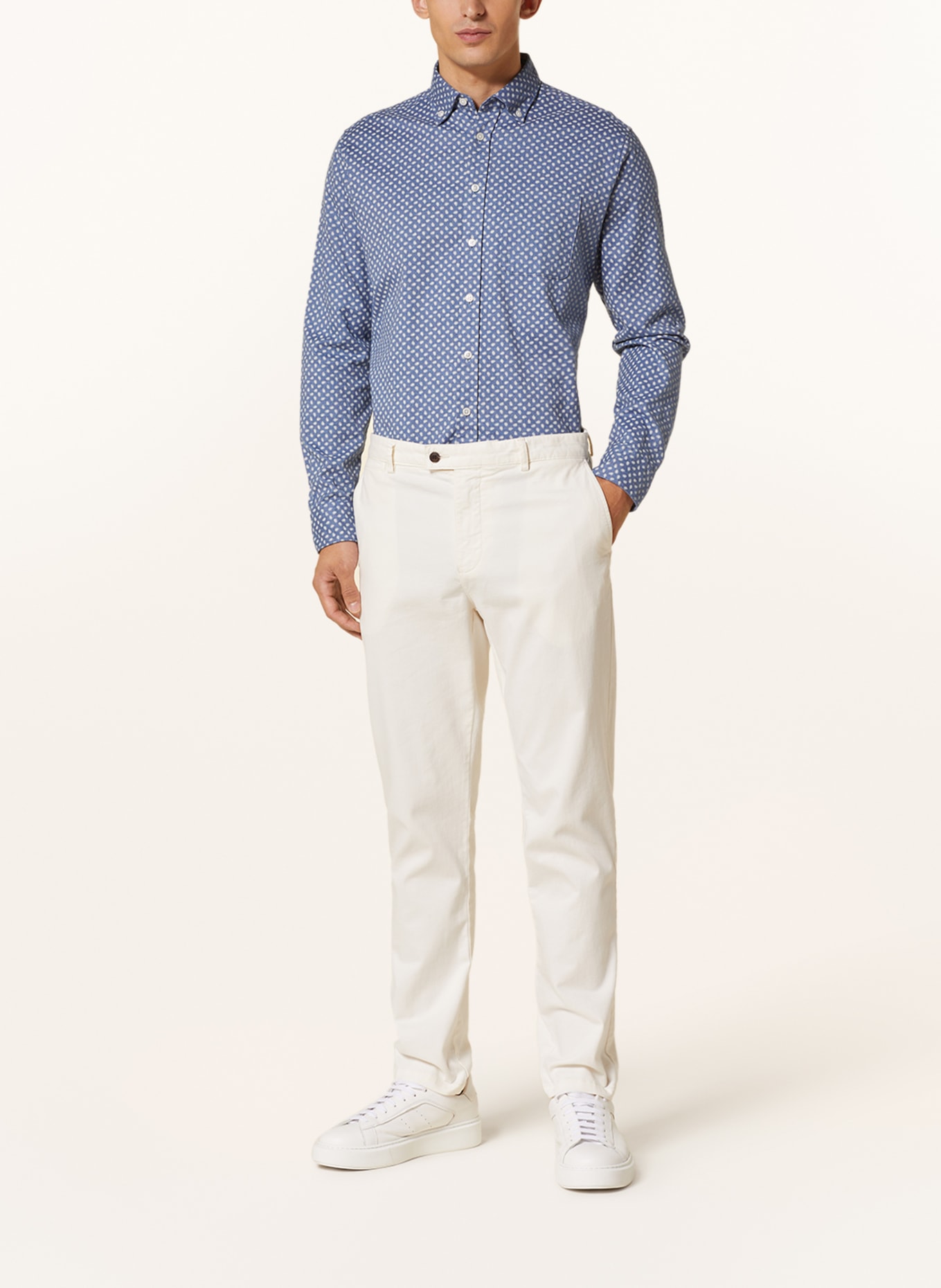 seidensticker Shirt regular fit, Color: LIGHT BLUE/ WHITE (Image 2)