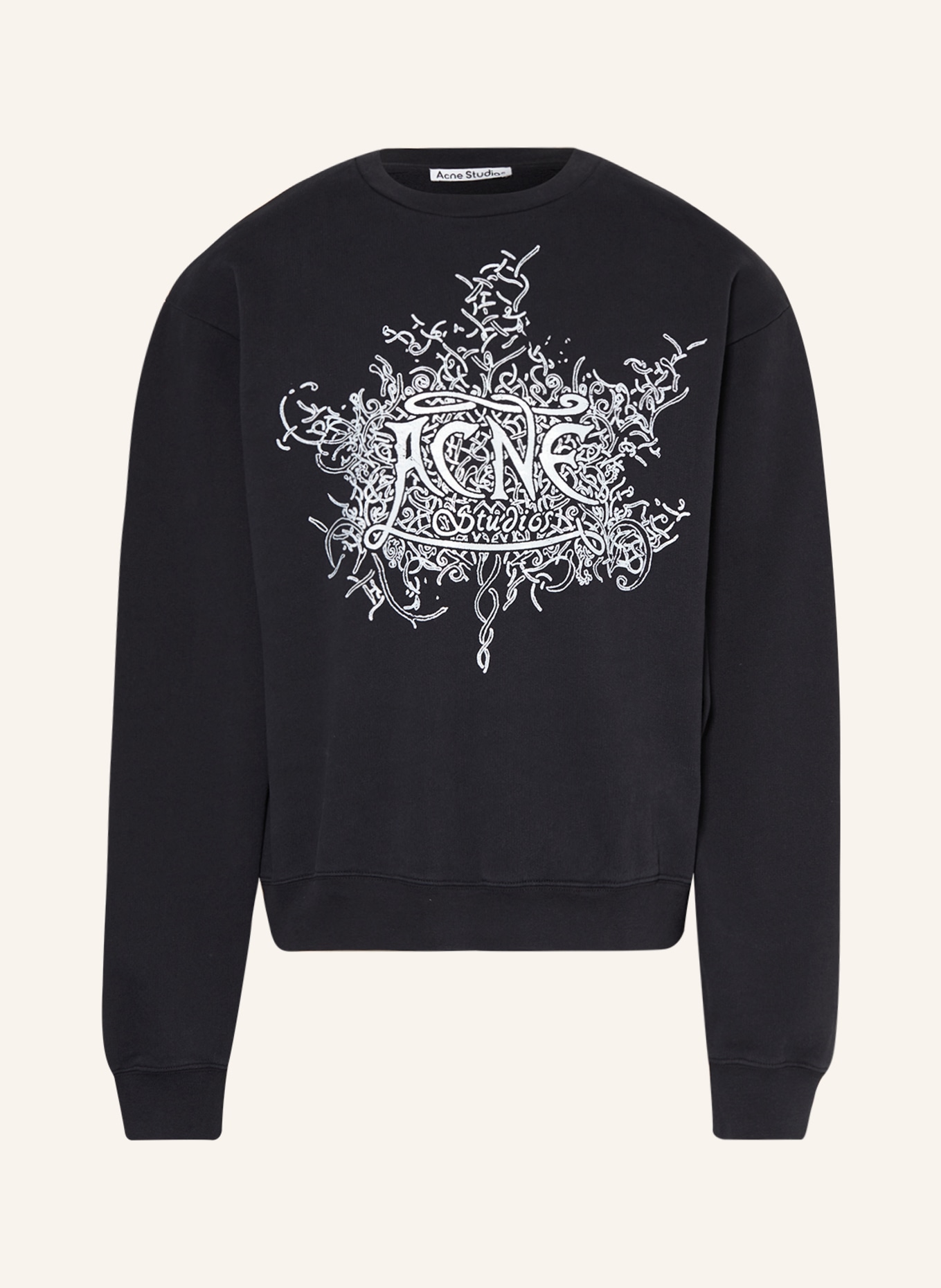Acne Studios Sweatshirt, Color: BLACK/ WHITE (Image 1)