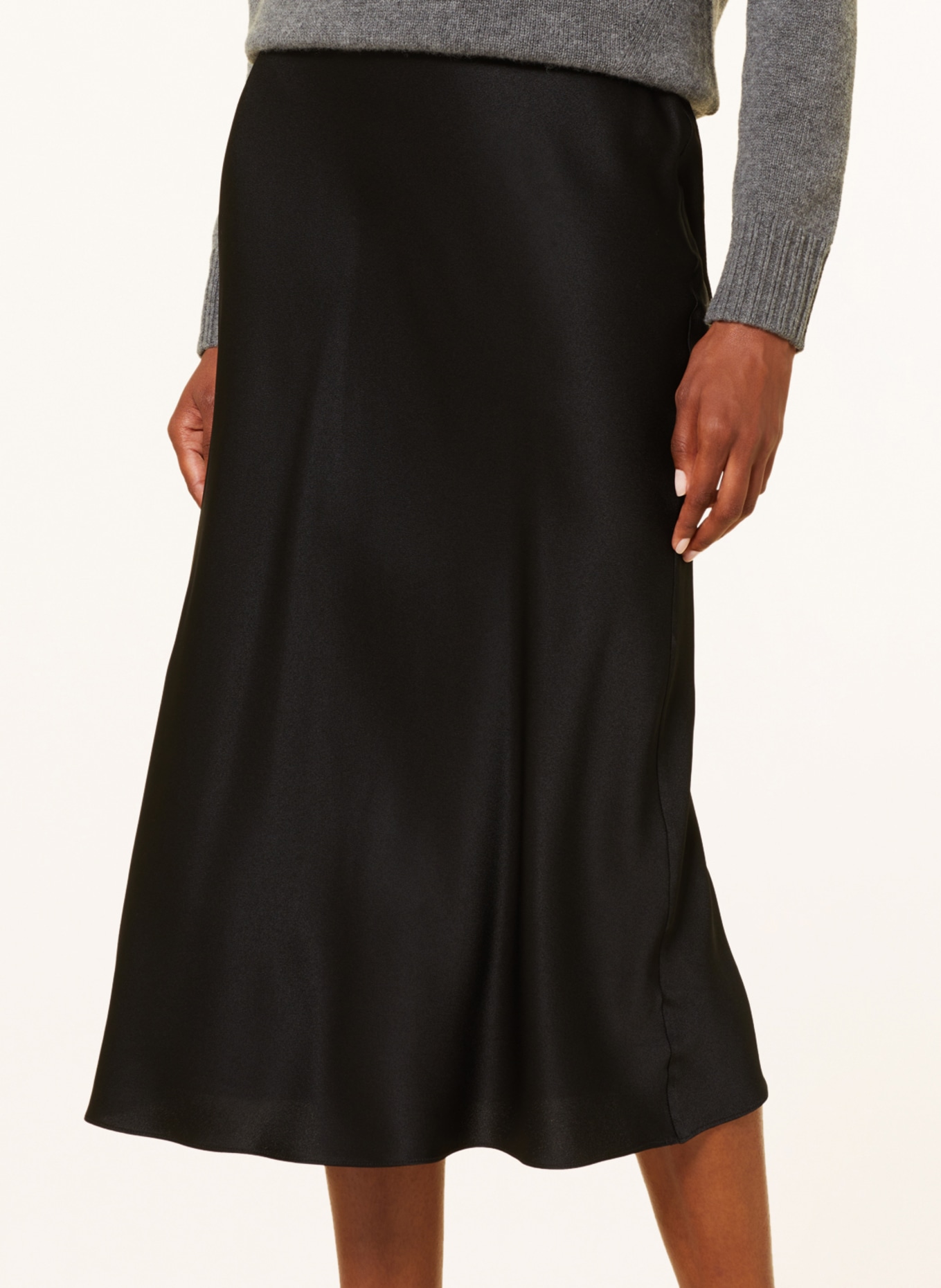 ANTONELLI firenze Skirt MAIZENA with silk, Color: BLACK (Image 4)