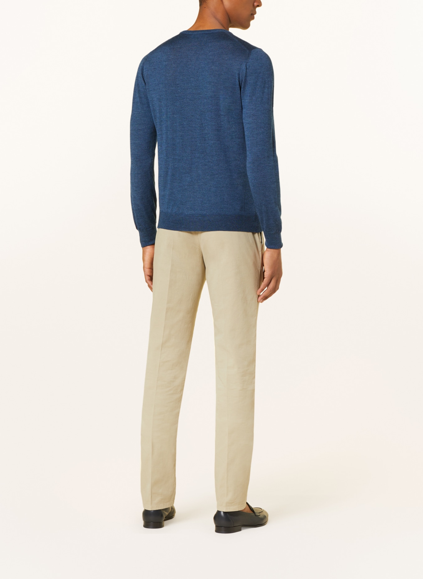 GRAN SASSO Sweater with silk, Color: BLUE (Image 3)