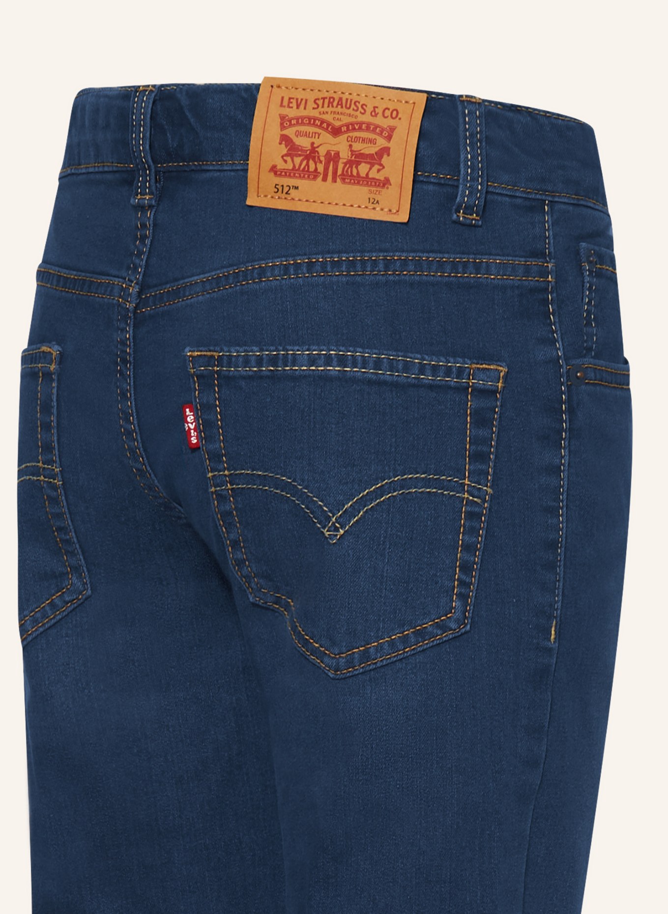 Levi's® Jeans 512 Slim Tapered Fit, Farbe: BLAU (Bild 3)