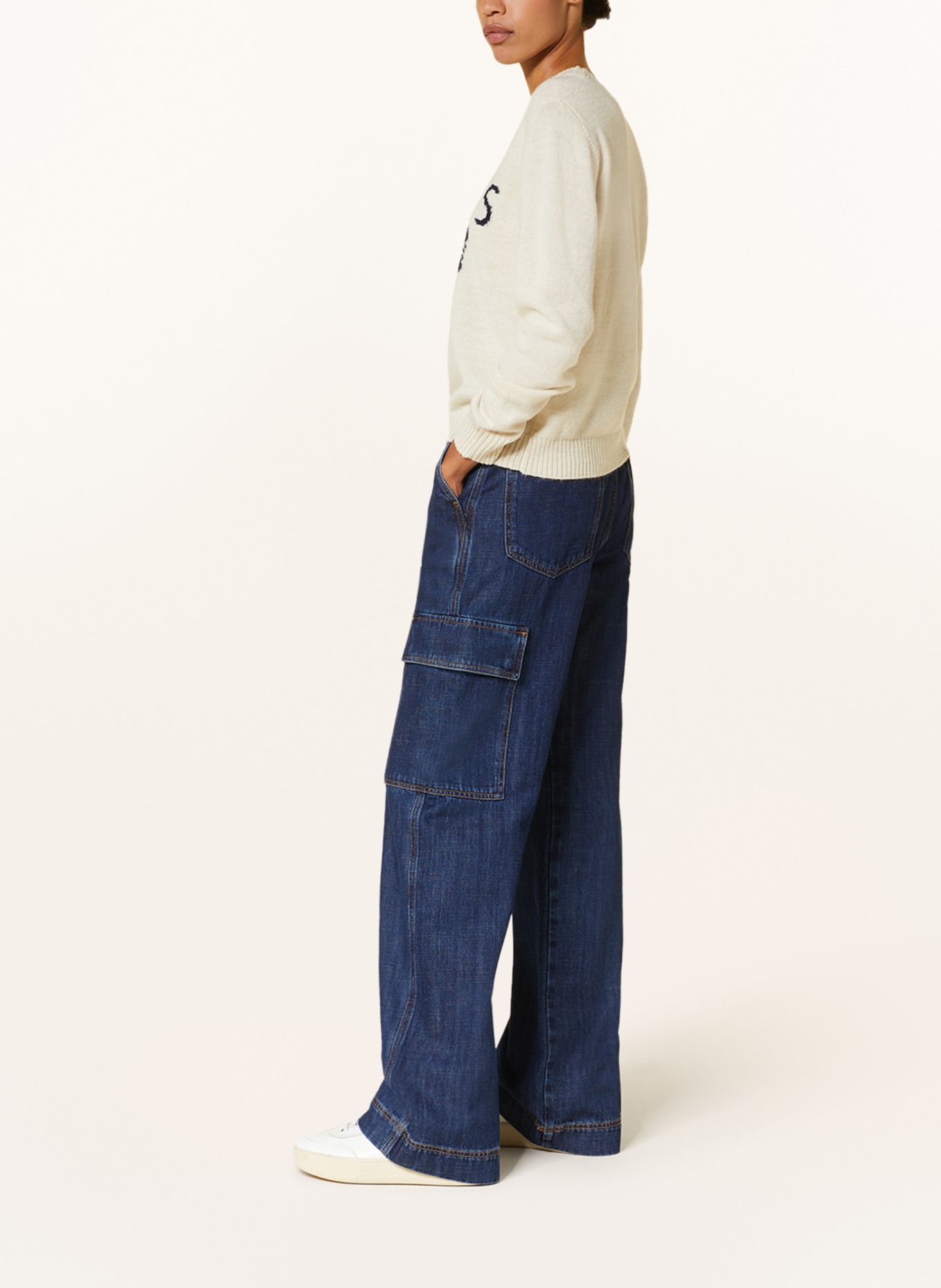 WEEKEND MaxMara Cargo jeans CALIFFO, Color: 001 NAVY (Image 4)