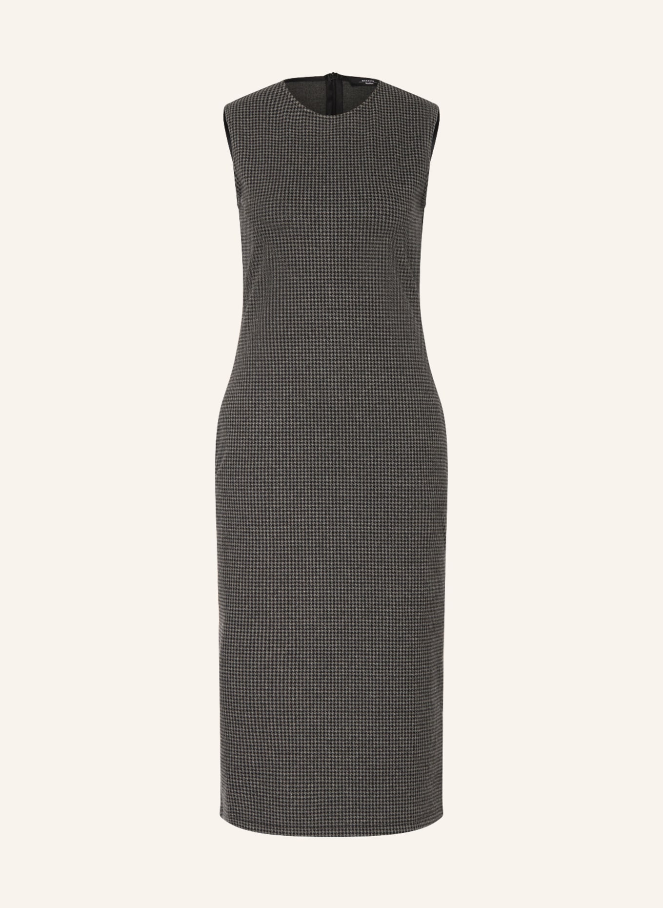 WEEKEND MaxMara Jersey dress NOCERA, Color: BLACK/ GRAY (Image 1)