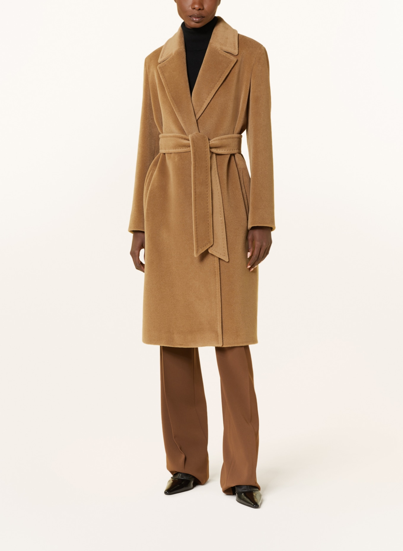 MaxMara STUDIO Wool coat ASTI, Color: CAMEL (Image 2)