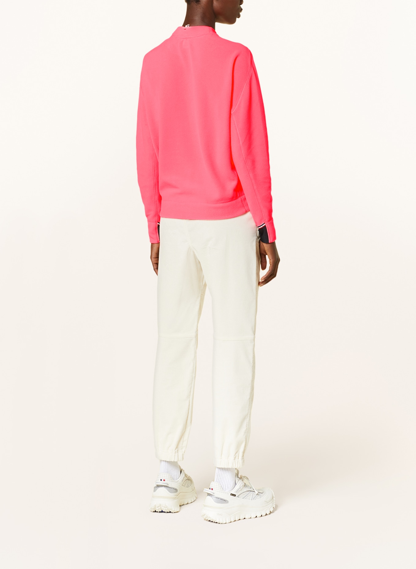 MONCLER GRENOBLE Mikina: NEONOVĚ RŮŽOVÁ