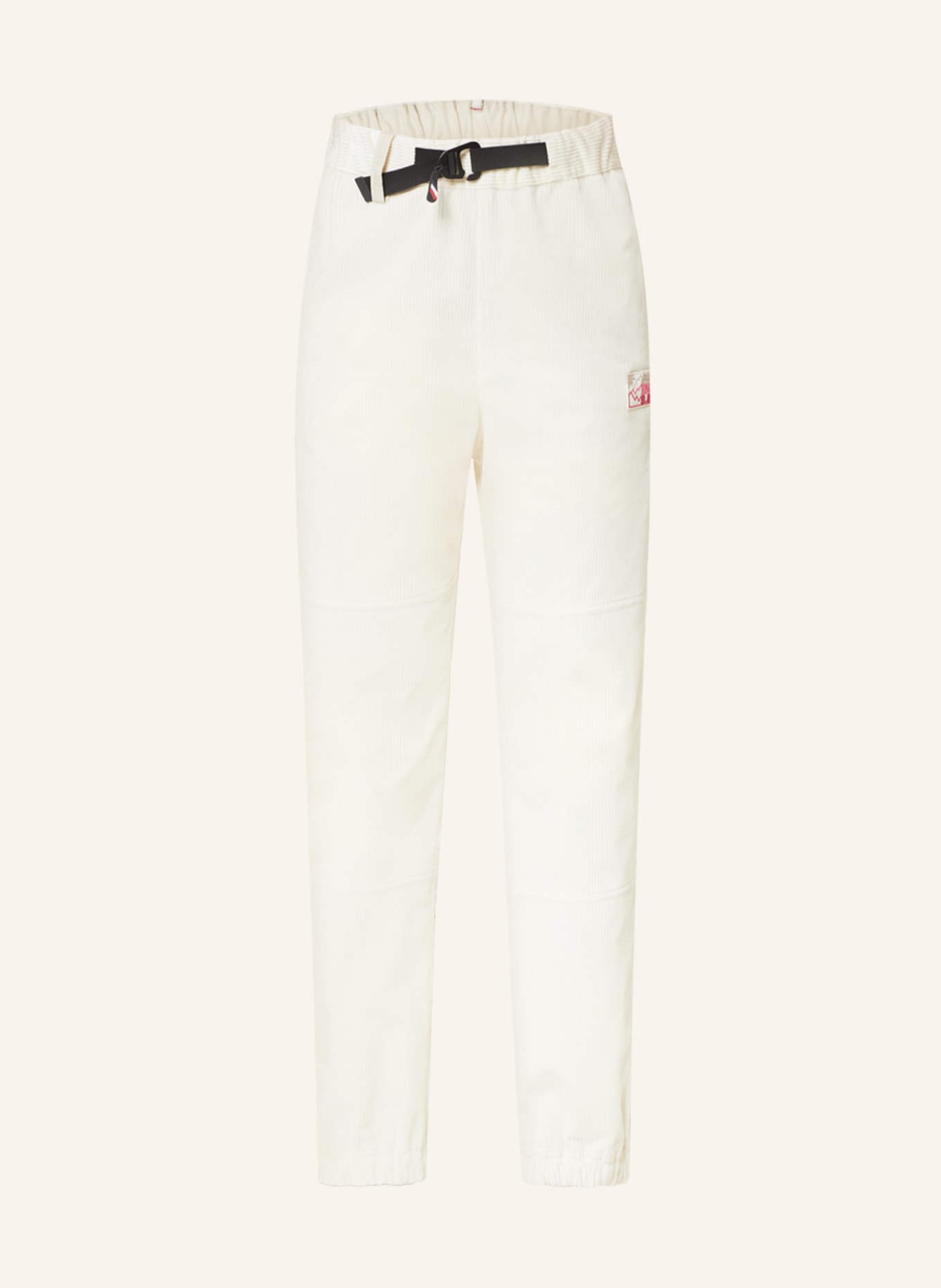 MONCLER GRENOBLE Corduroy trousers, Color: CREAM (Image 1)