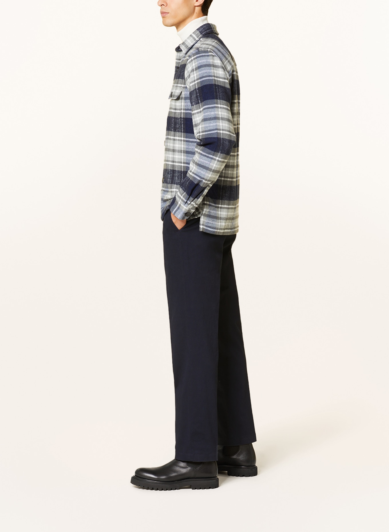 HILTL Trousers regular fit, Color: DARK BLUE (Image 4)
