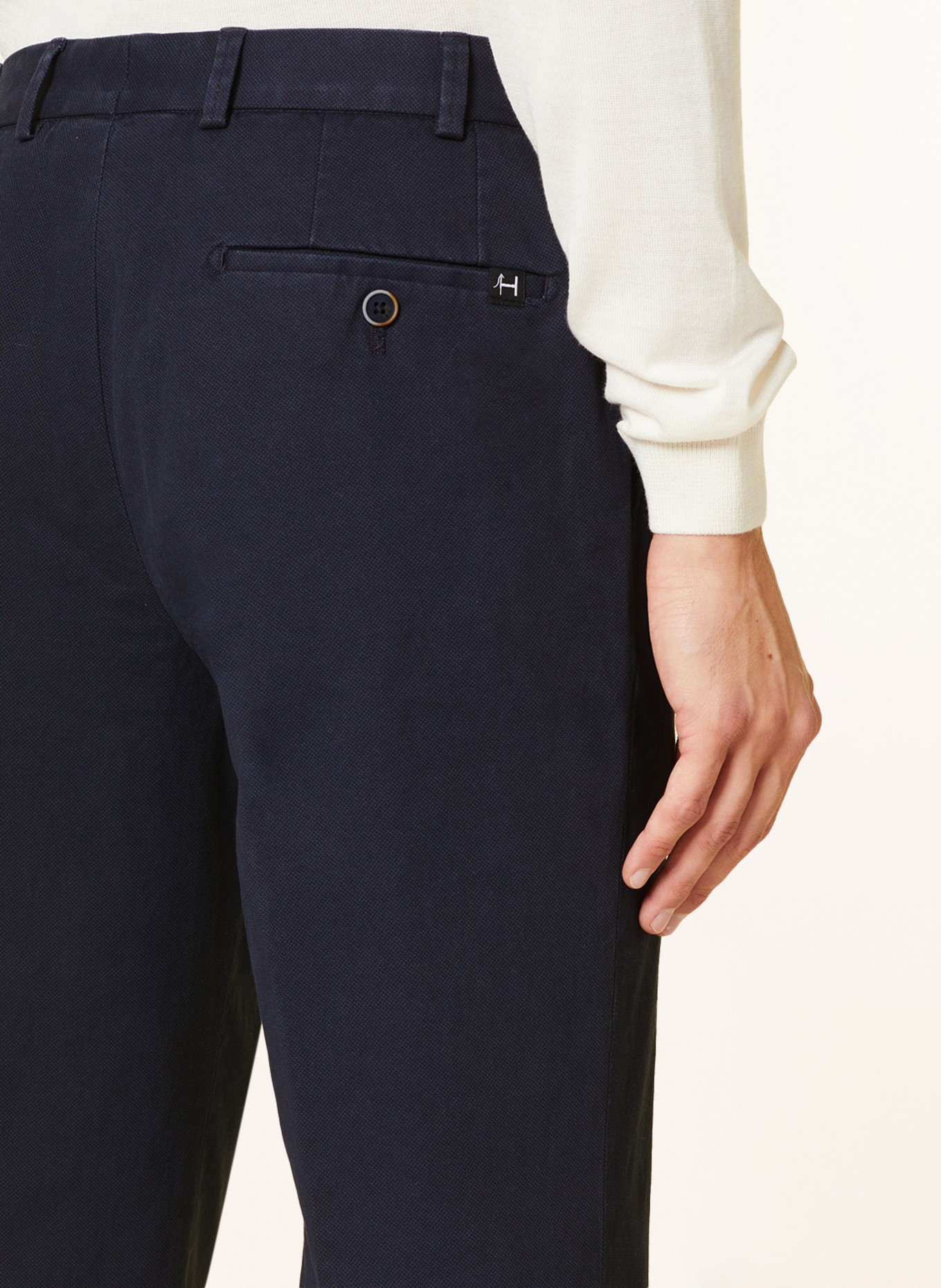 HILTL Spodnie regular fit, Kolor: GRANATOWY (Obrazek 5)