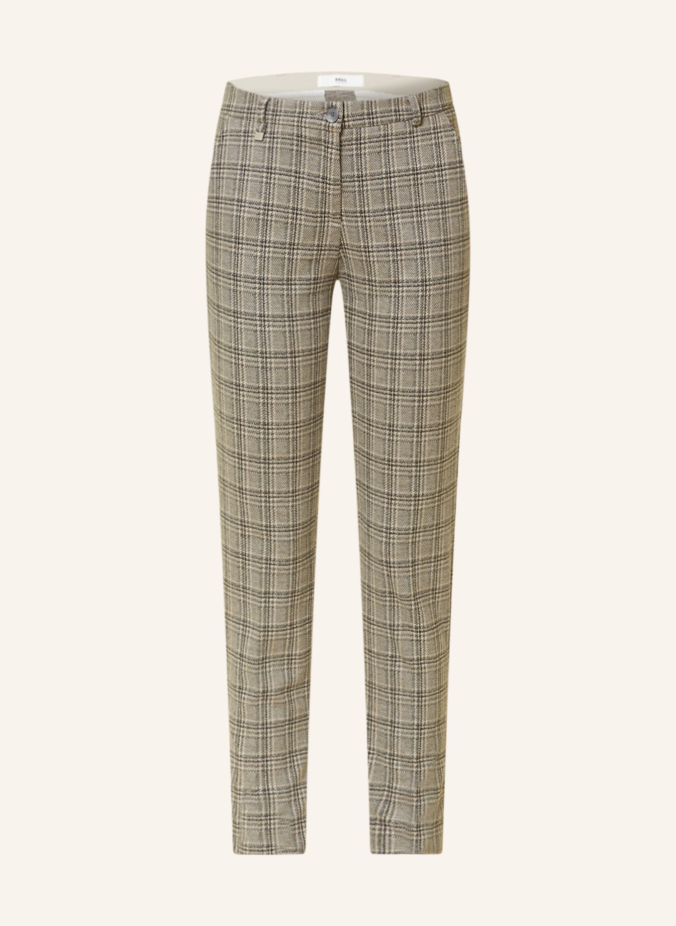 BRAX Jersey pants MARON S, Color: GRAY/ LIGHT BROWN (Image 1)