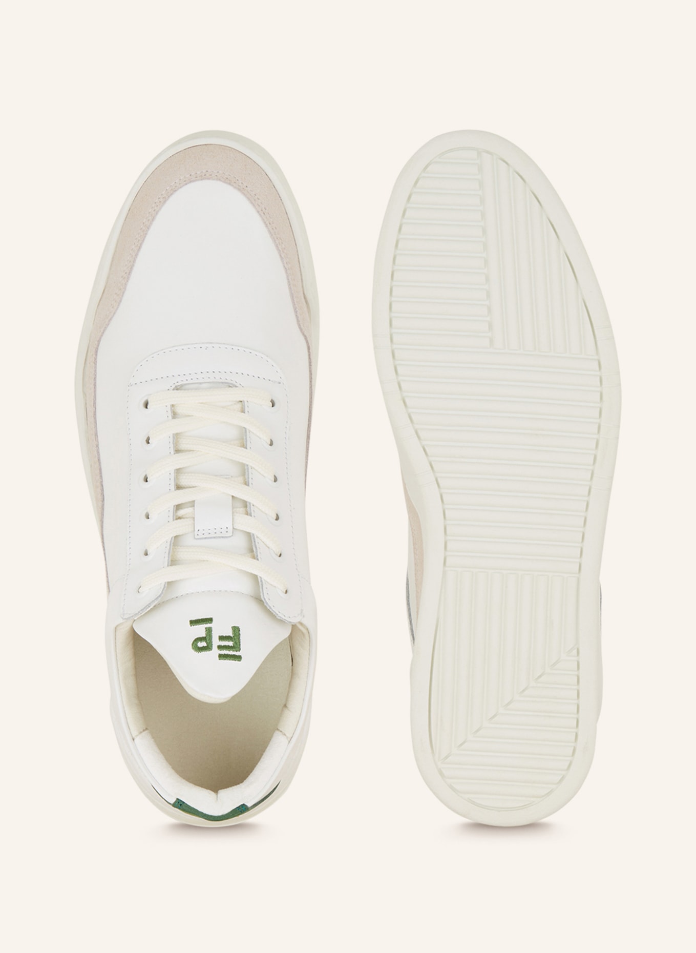 FILLING PIECES Sneakers, Color: WHITE/ GREEN/ CREAM (Image 5)