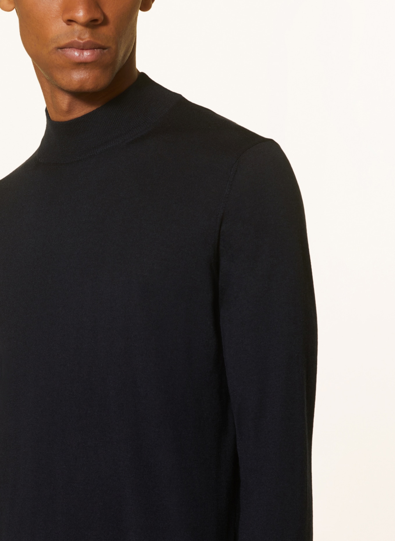 AGNONA Cashmere-Pullover mit Seide, Farbe: DUNKELBLAU (Bild 4)