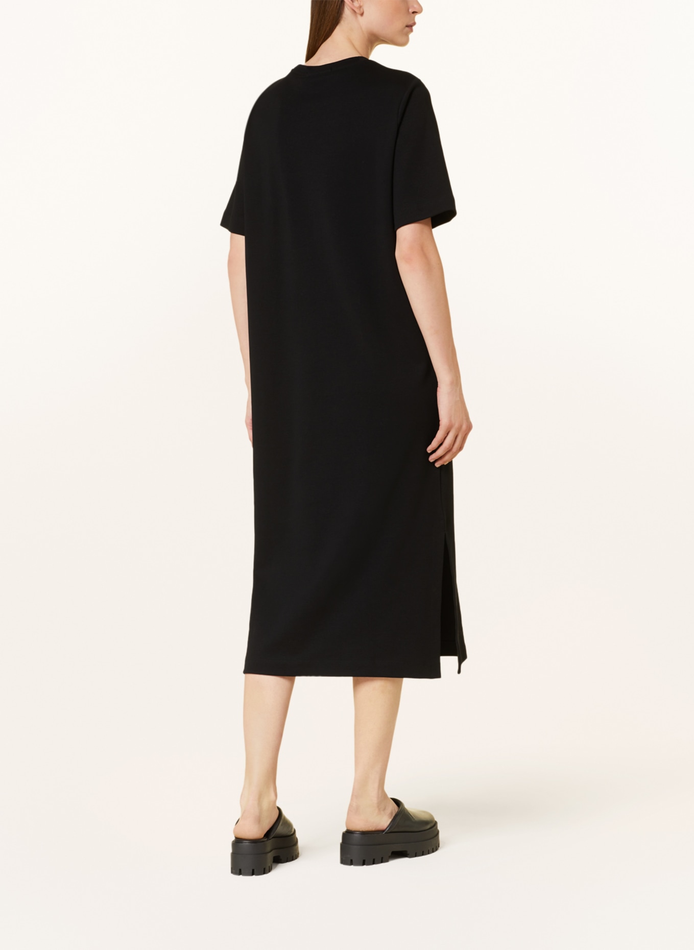 ARMEDANGELS Jersey dress KAARLA, Color: BLACK (Image 3)