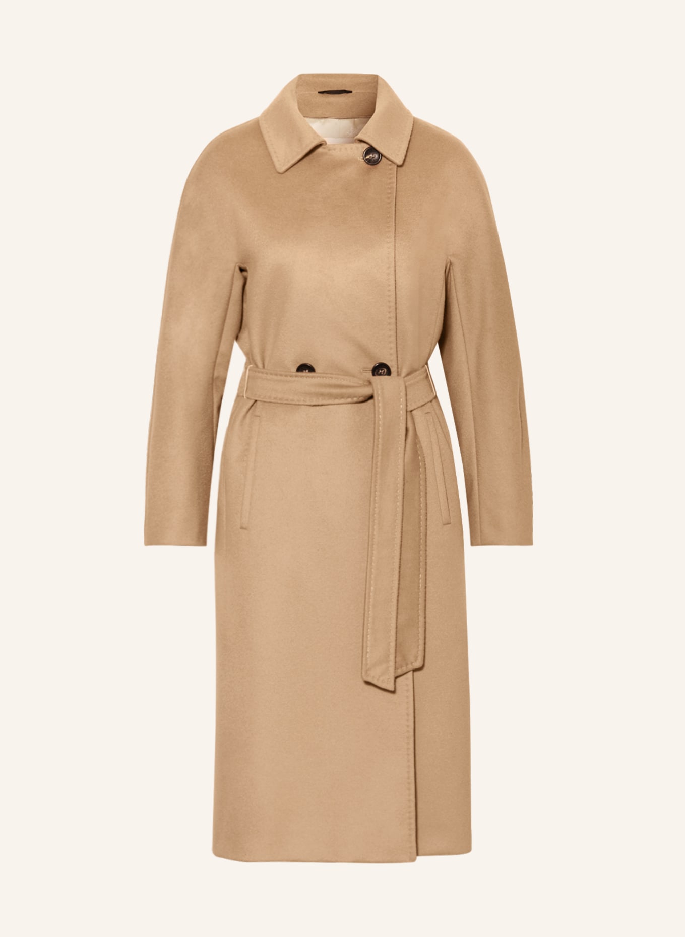 CINZIA ROCCA Wool coat, Color: LIGHT BROWN (Image 1)