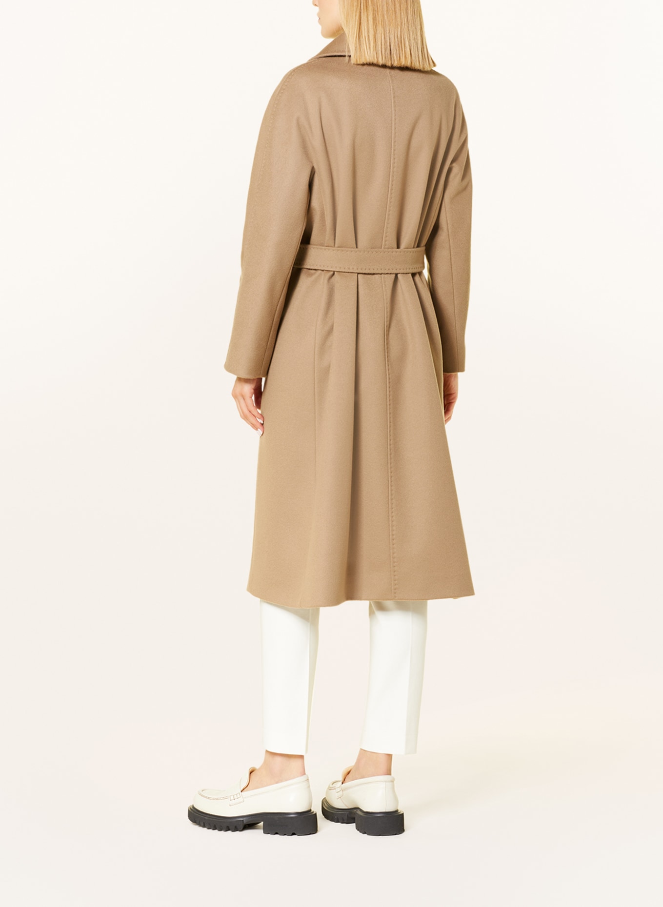 CINZIA ROCCA Wool coat, Color: LIGHT BROWN (Image 3)