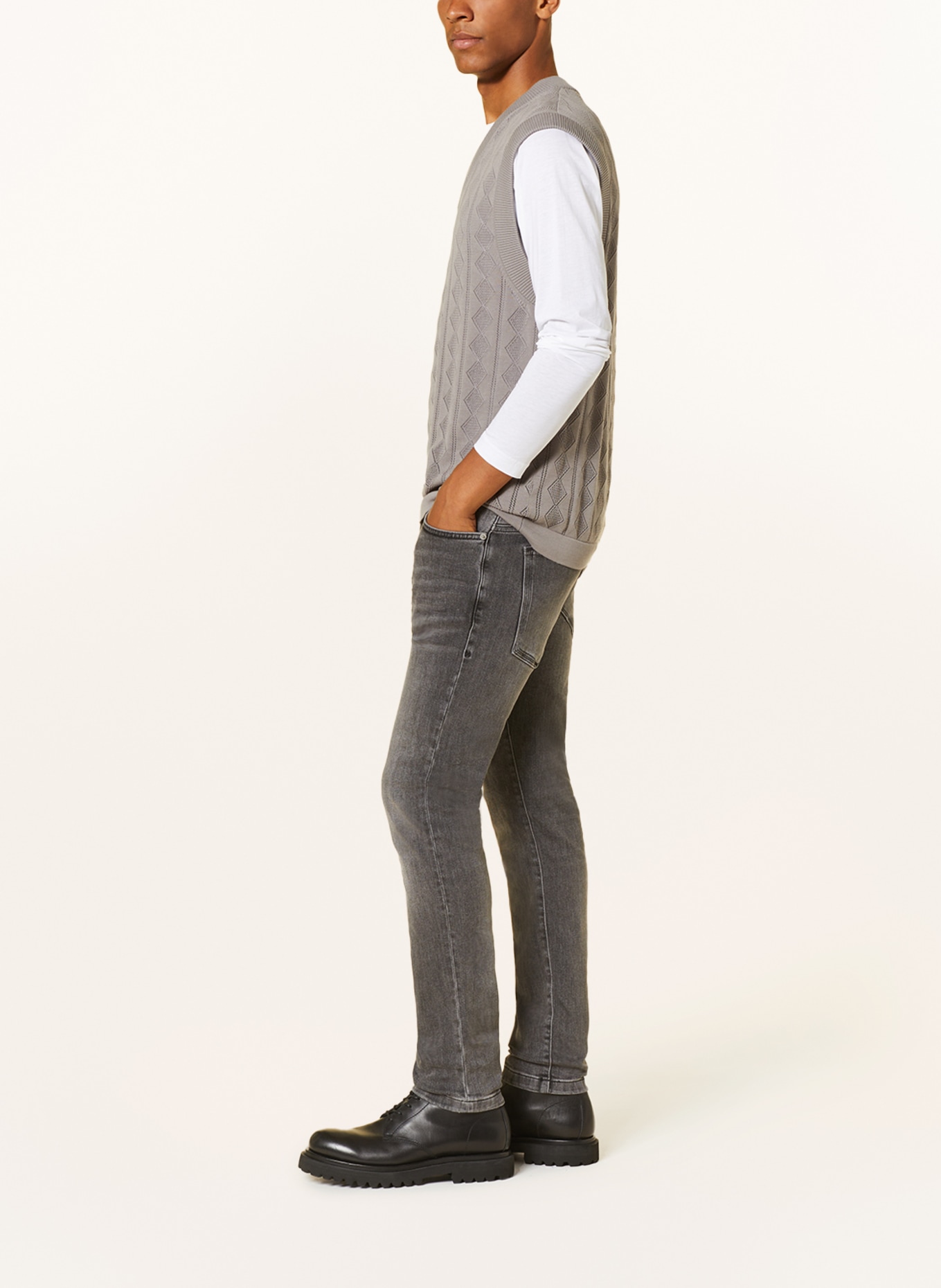 DRYKORN Jeans JAZ Skinny Fit, Farbe: 6400 GRAU (Bild 4)