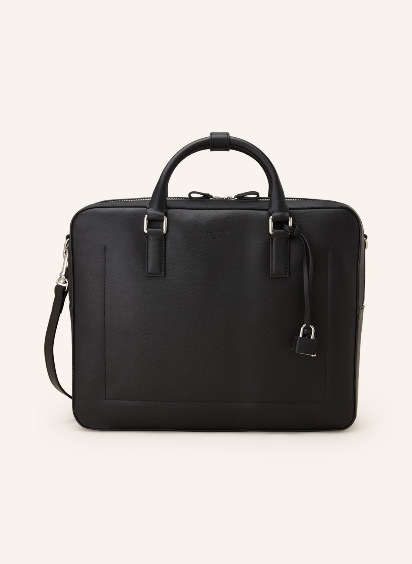 TIGER OF SWEDEN Laptop bag BOWER, Color: BLACK (Image 1)