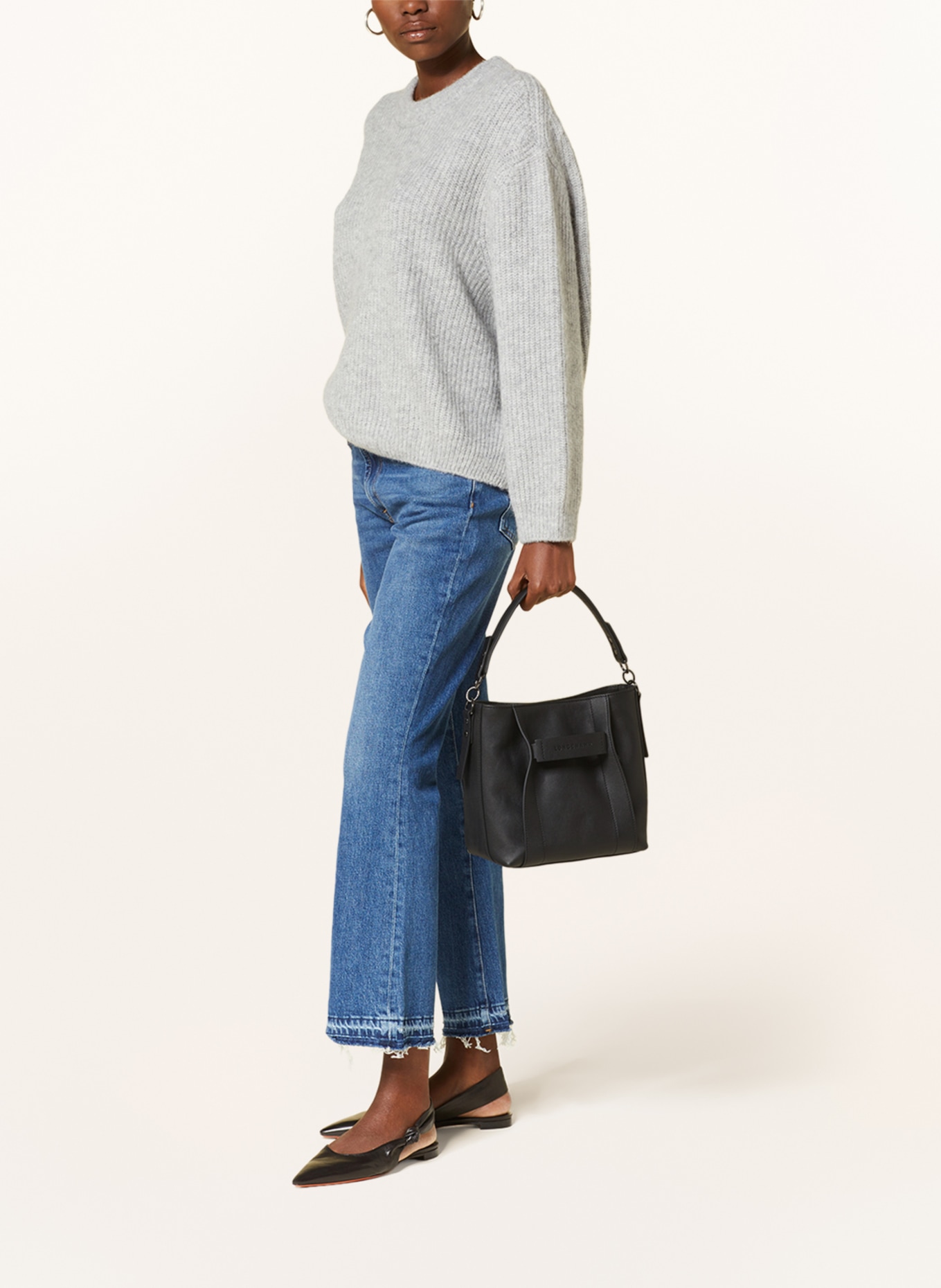 LONGCHAMP Umhängetasche 3D: SCHWARZ