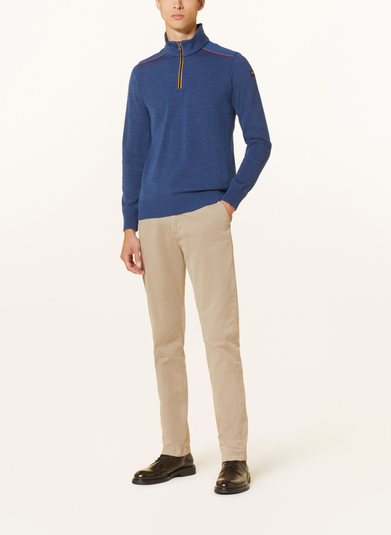 PAUL & SHARK Half-zip sweater, Color: BLUE (Image 2)