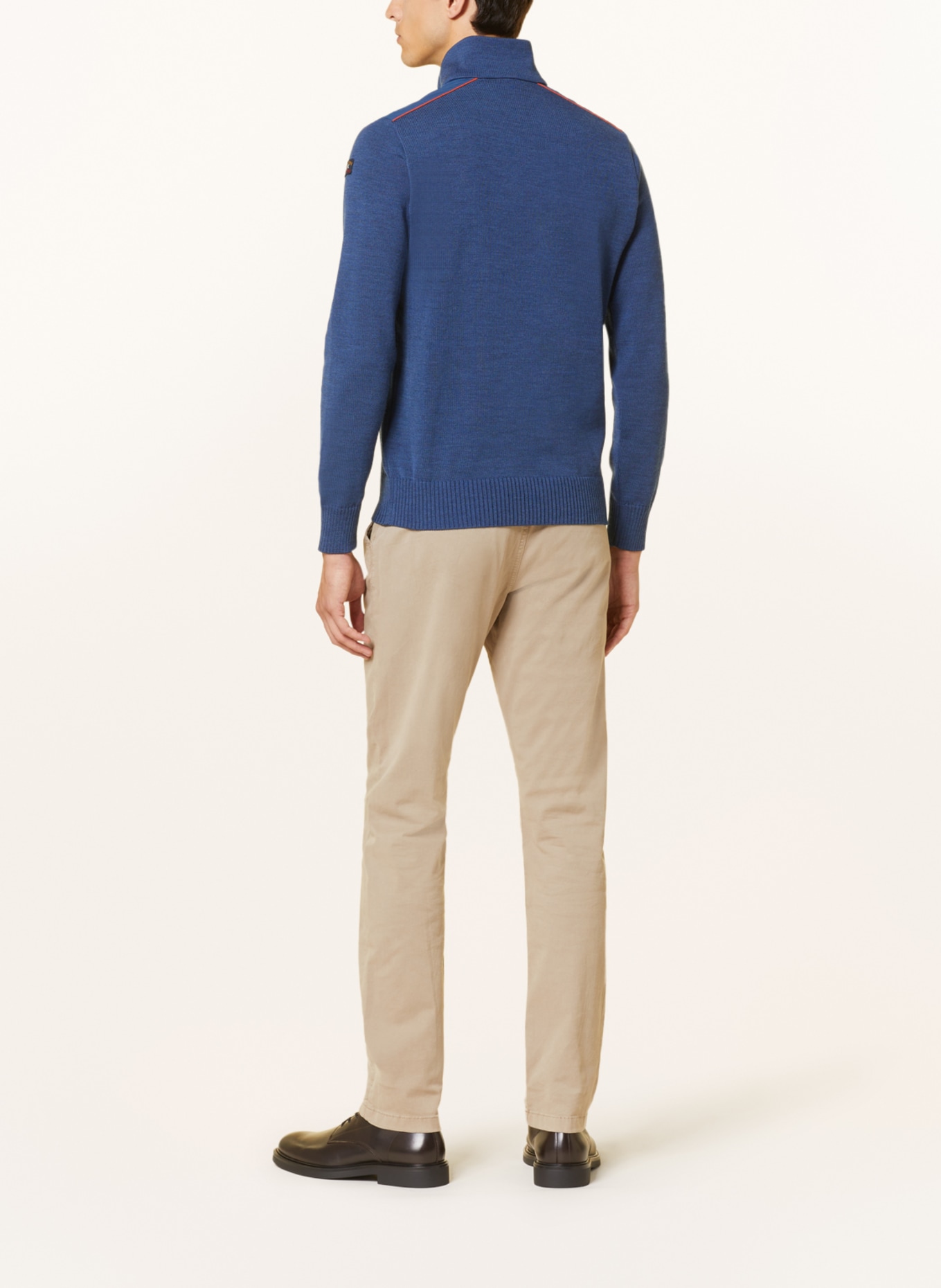 PAUL & SHARK Half-zip sweater, Color: BLUE (Image 3)