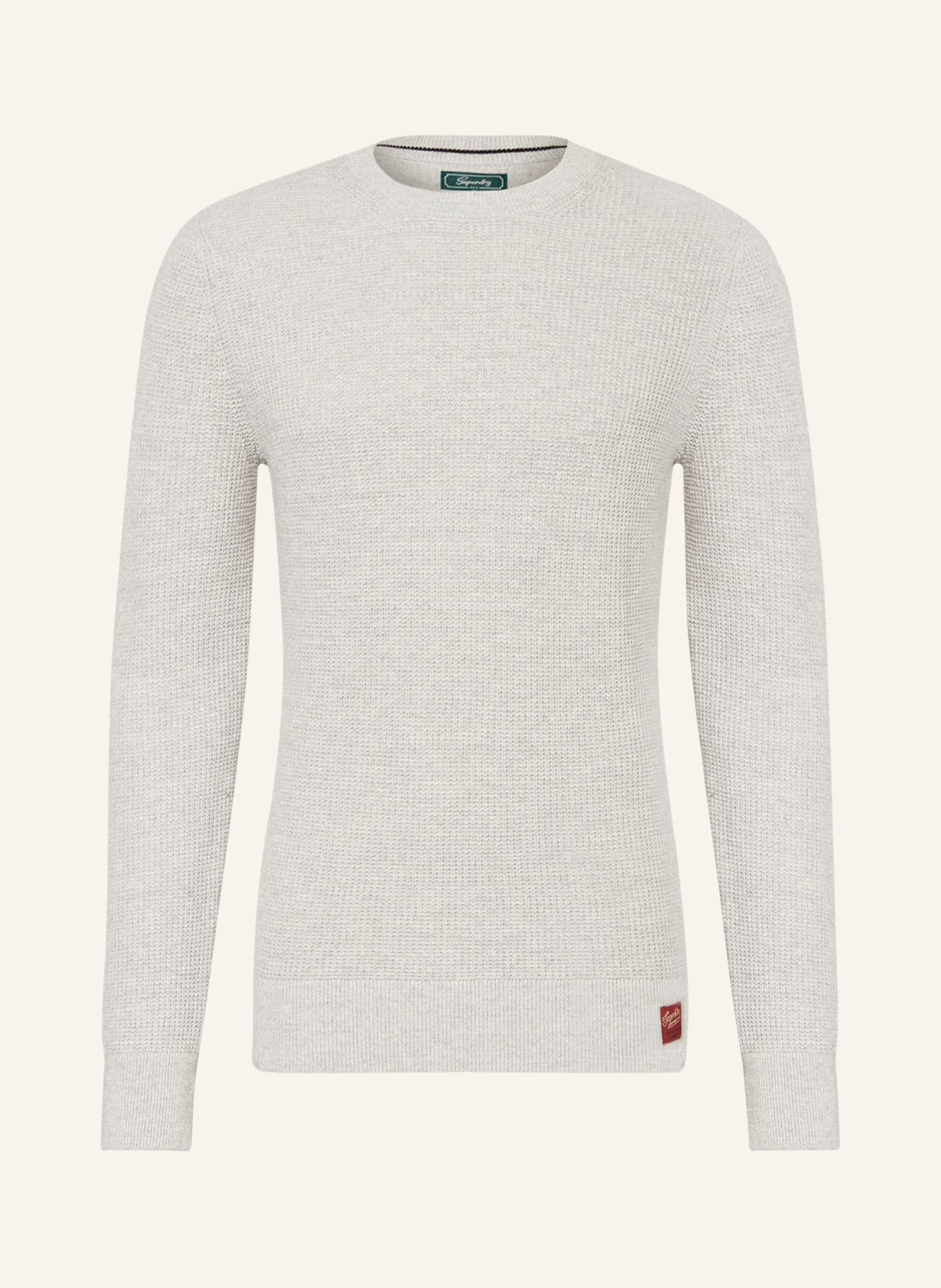 Superdry grey sweater hot sale