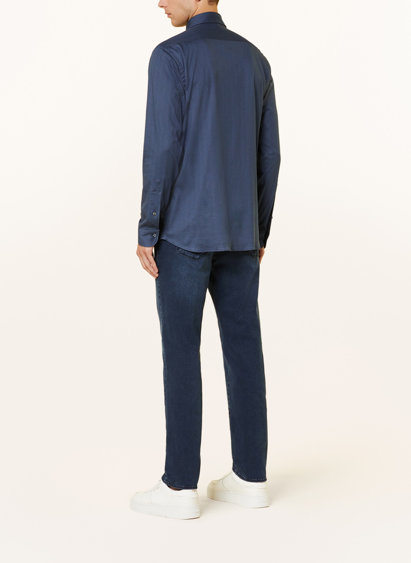 van Laack Jerseyhemd PER Tailor Fit, Farbe: DUNKELBLAU (Bild 3)