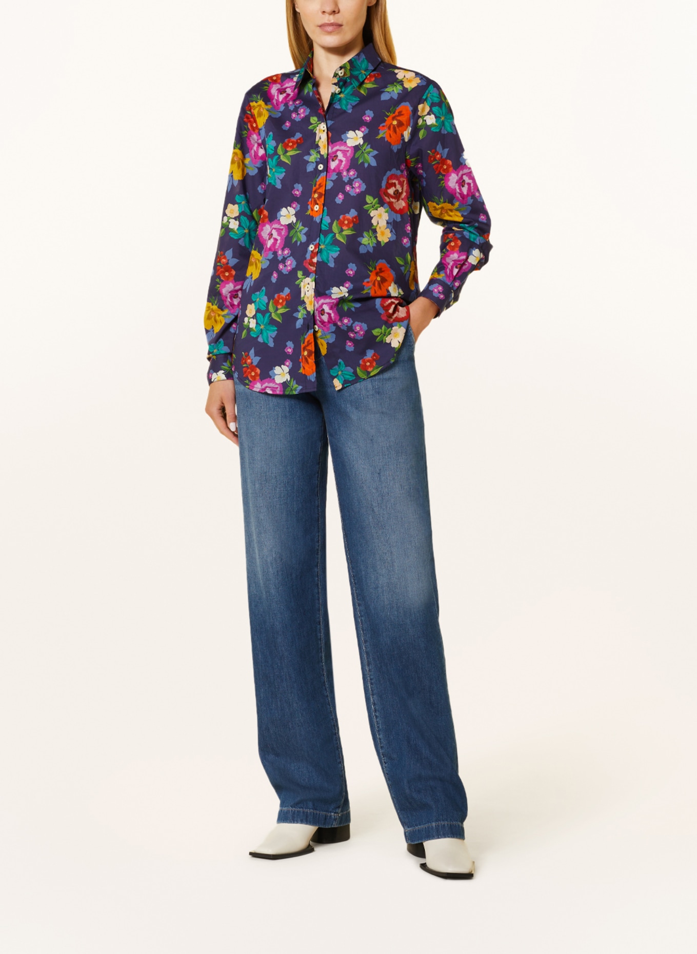 rossana diva Shirt blouse, Color: PURPLE/ ORANGE/ PINK (Image 2)