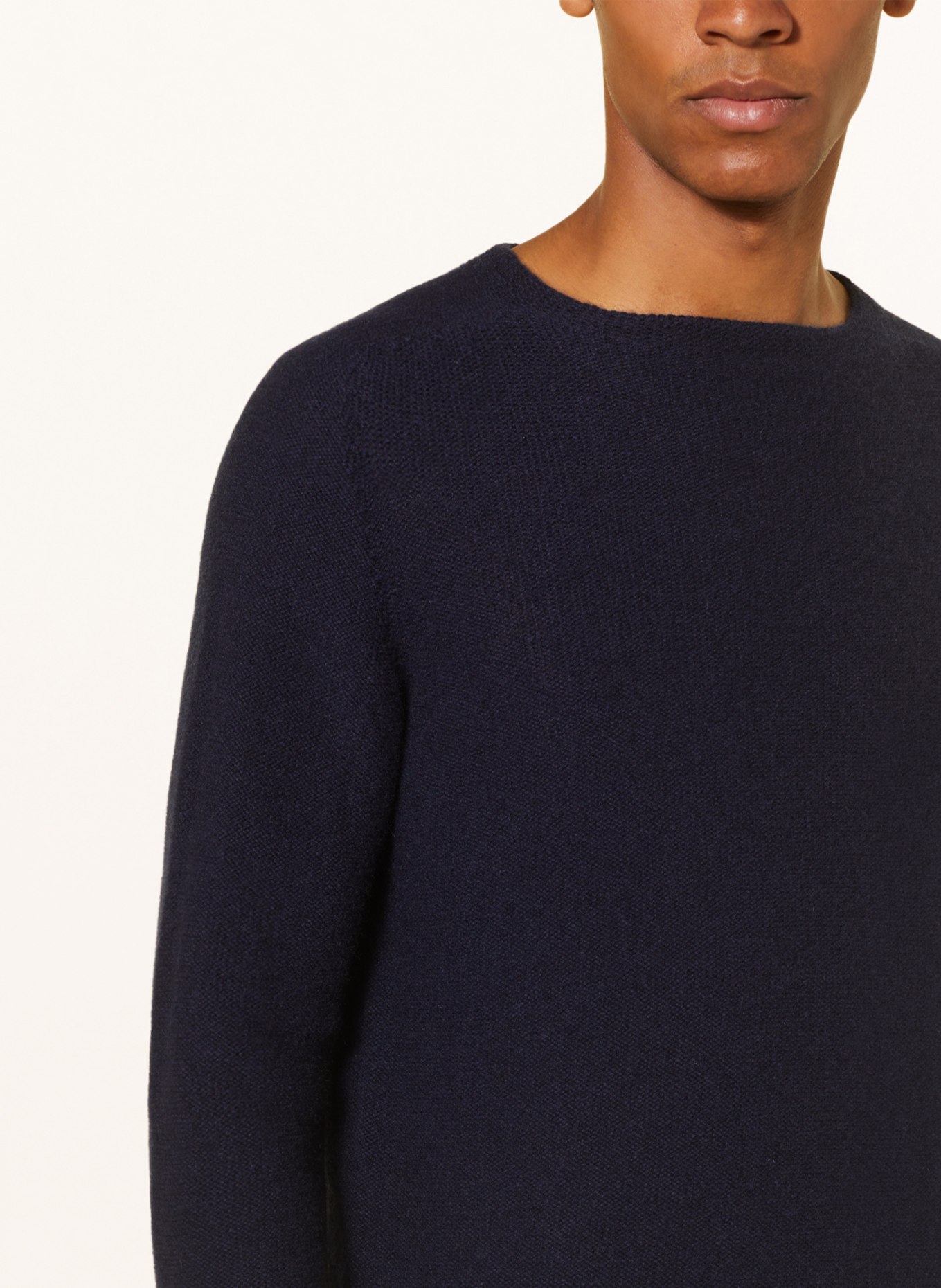 hannes roether Cashmere sweater YA10KUZA, Color: DARK BLUE (Image 4)