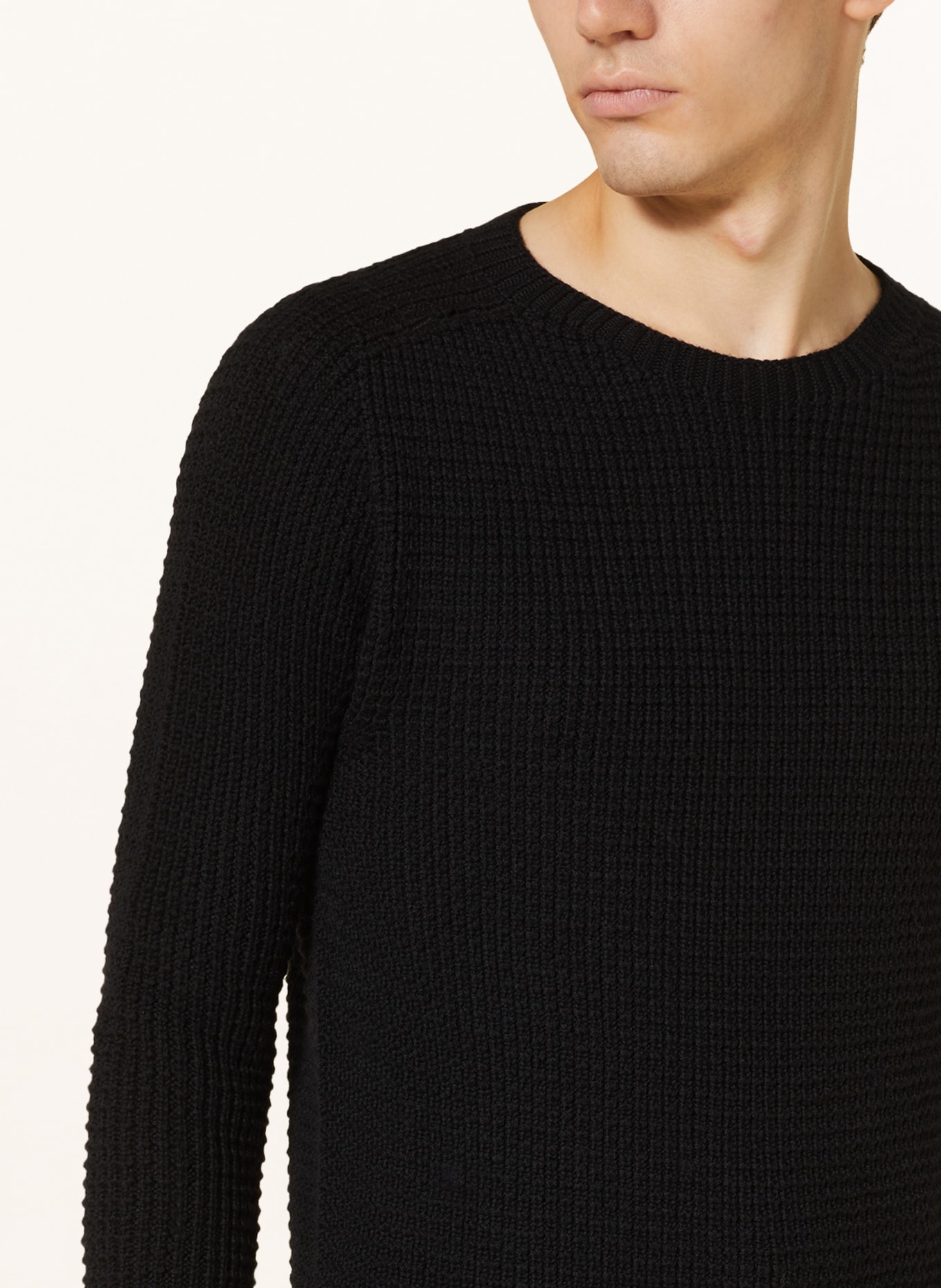 hannes roether Sweater AD10EPT, Color: BLACK (Image 4)