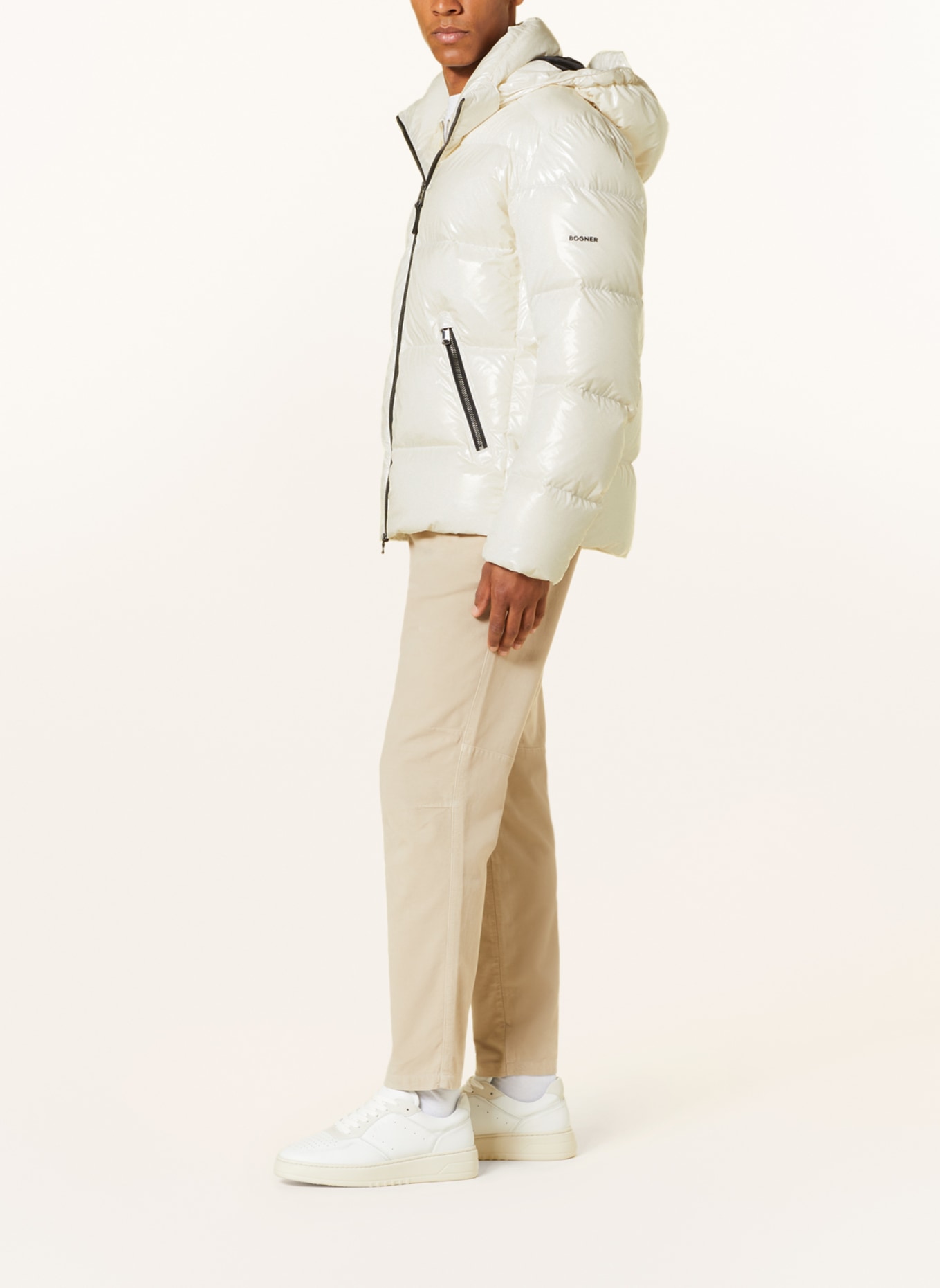 BOGNER Down jacket XAMY with detachable hood, Color: ECRU (Image 4)