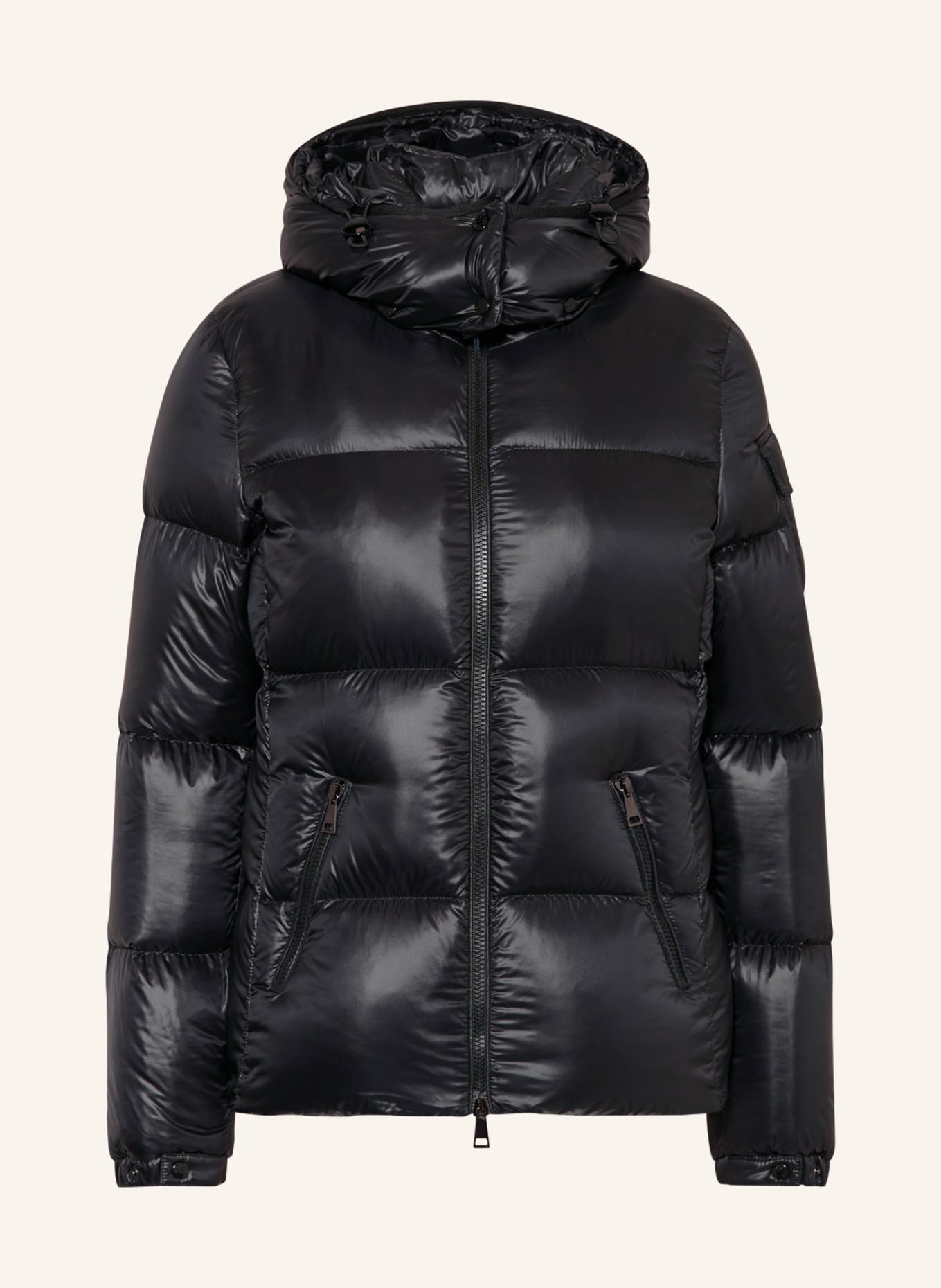 MONCLER Down jacket FOURMINE with detachable hood, Color: BLACK (Image 1)