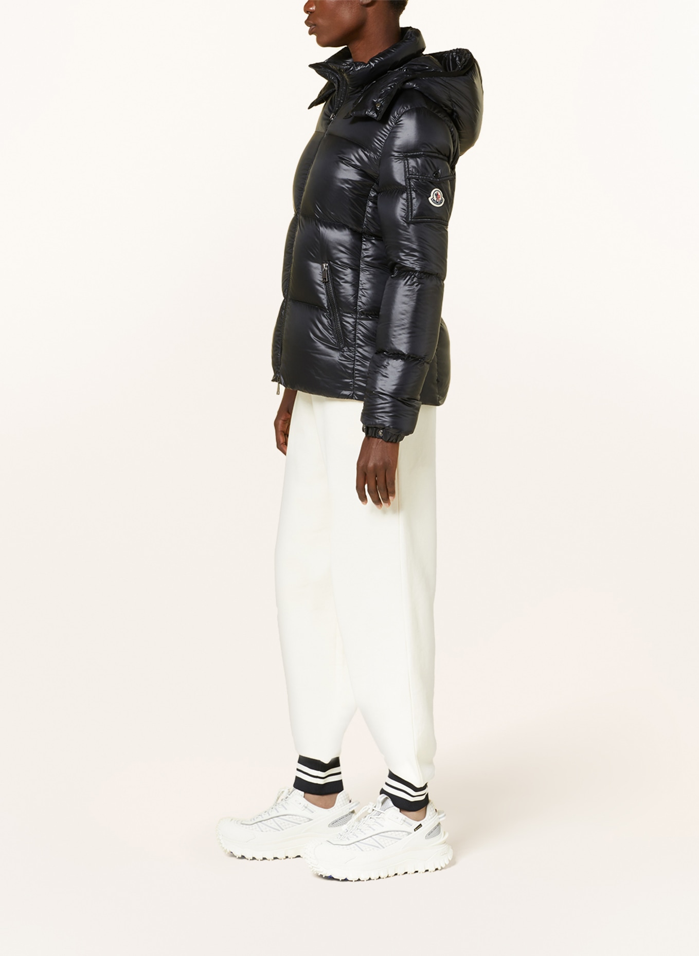 MONCLER Down jacket FOURMINE with detachable hood, Color: BLACK (Image 4)