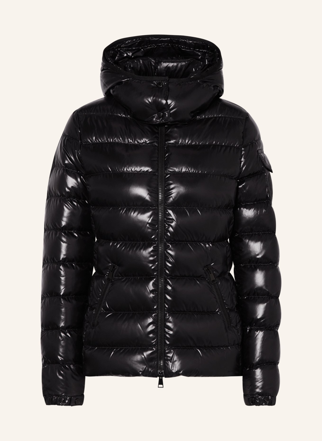 MONCLER Down jacket BADY with removable hood in black