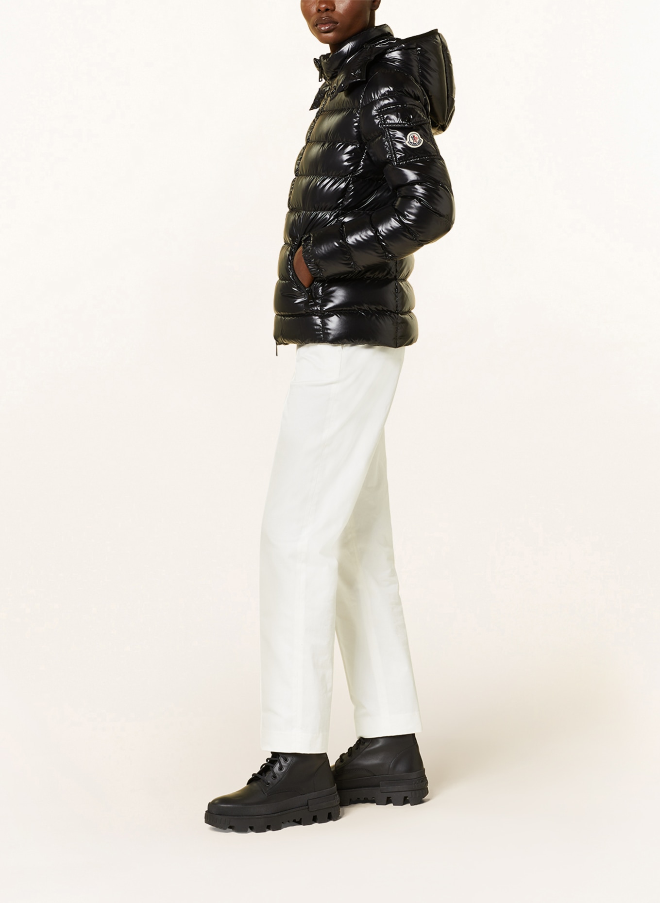 Black down bady jacket shop