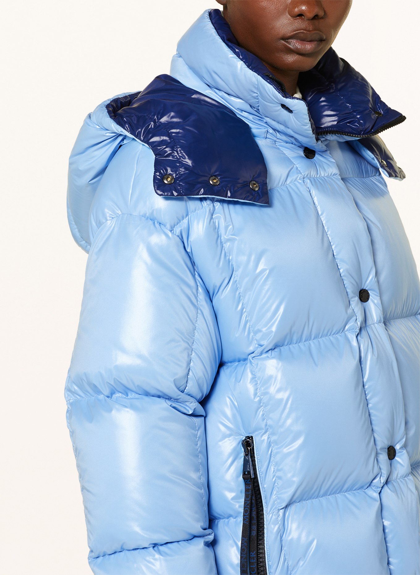 MONCLER Daunenjacke PARANA: HELLBLAU