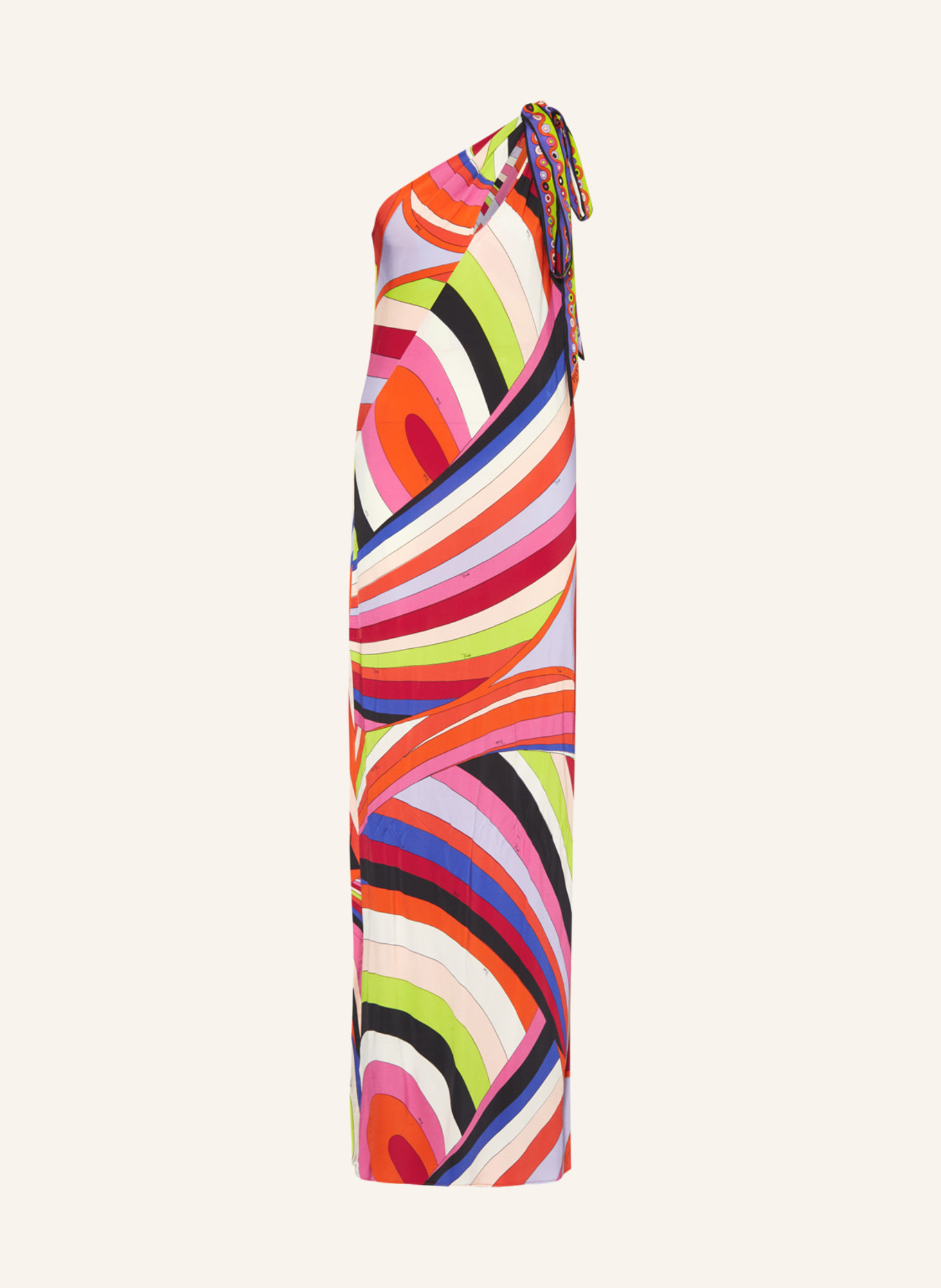PUCCI Satin dress, Color: FUCHSIA/ LIGHT PURPLE/ LIGHT PINK (Image 1)