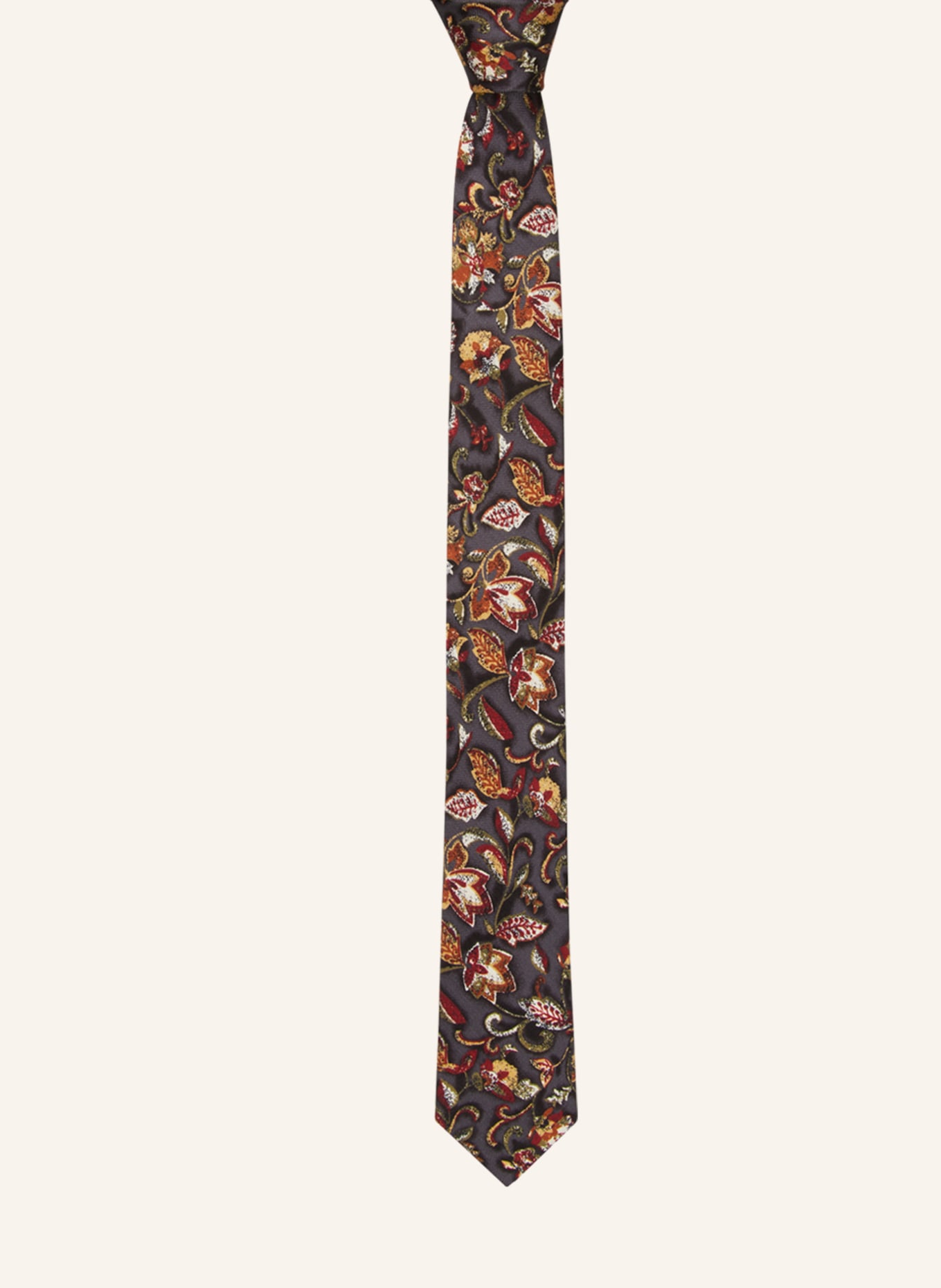 Prince BOWTIE Tie, Color: GRAY/ DARK RED/ DARK YELLOW (Image 2)