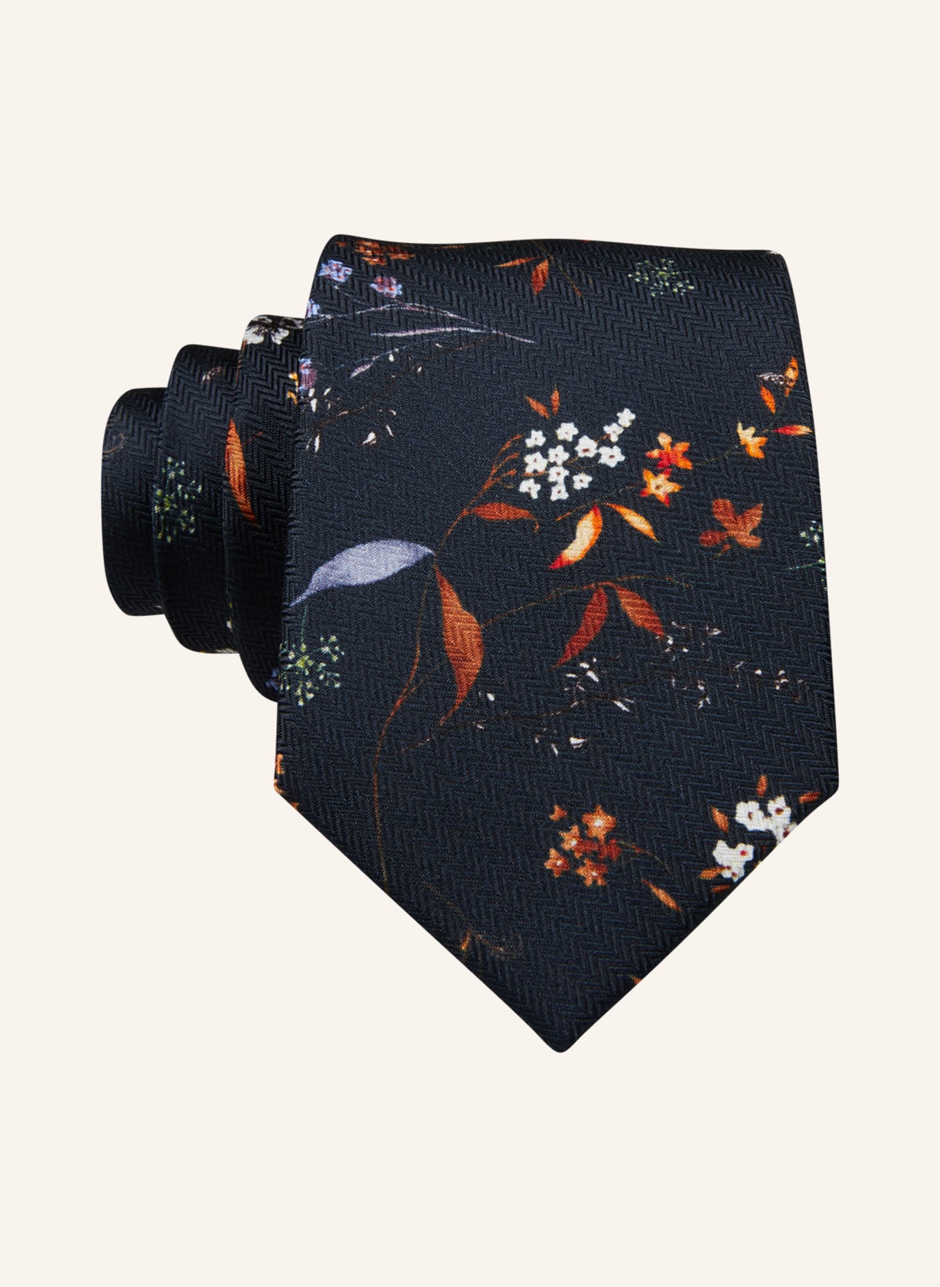 Prince BOWTIE Krawatte, Farbe: DUNKELBLAU/ HELLLILA/ DUNKELORANGE (Bild 1)