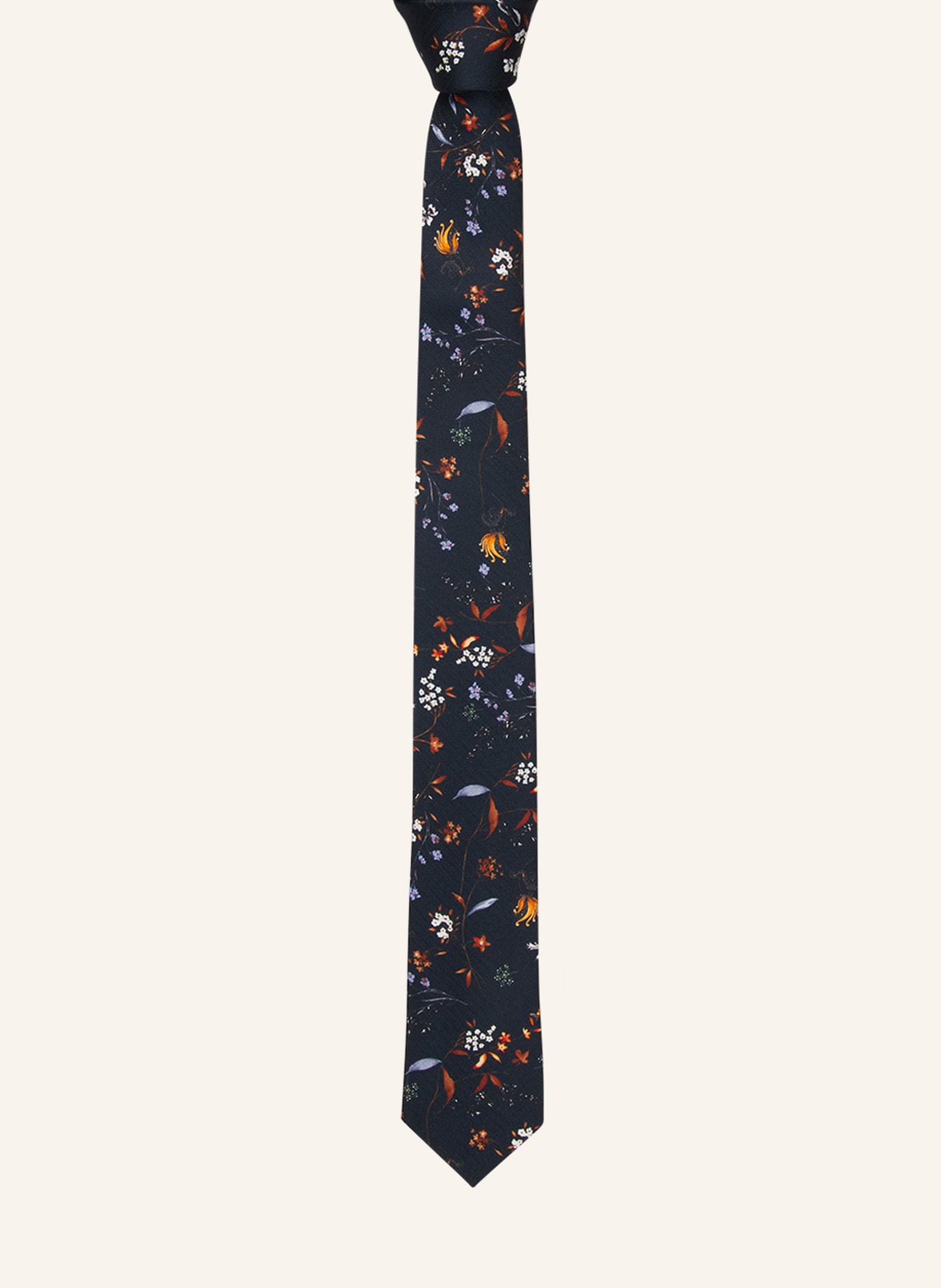 Prince BOWTIE Tie, Color: DARK BLUE/ LIGHT PURPLE/ DARK ORANGE (Image 2)