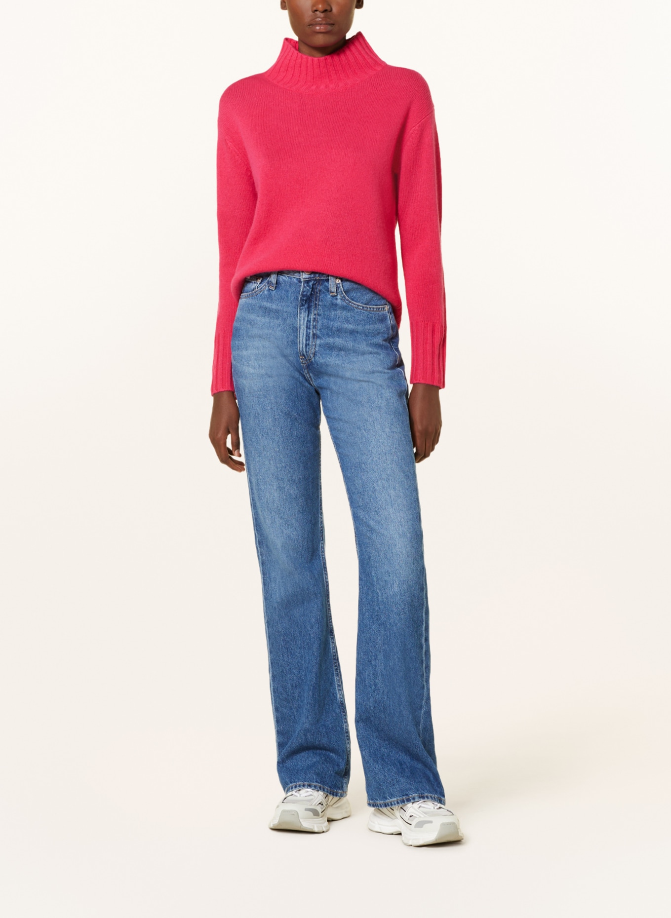 darling harbour Pullover mit Cashmere, Farbe: PINK (Bild 2)