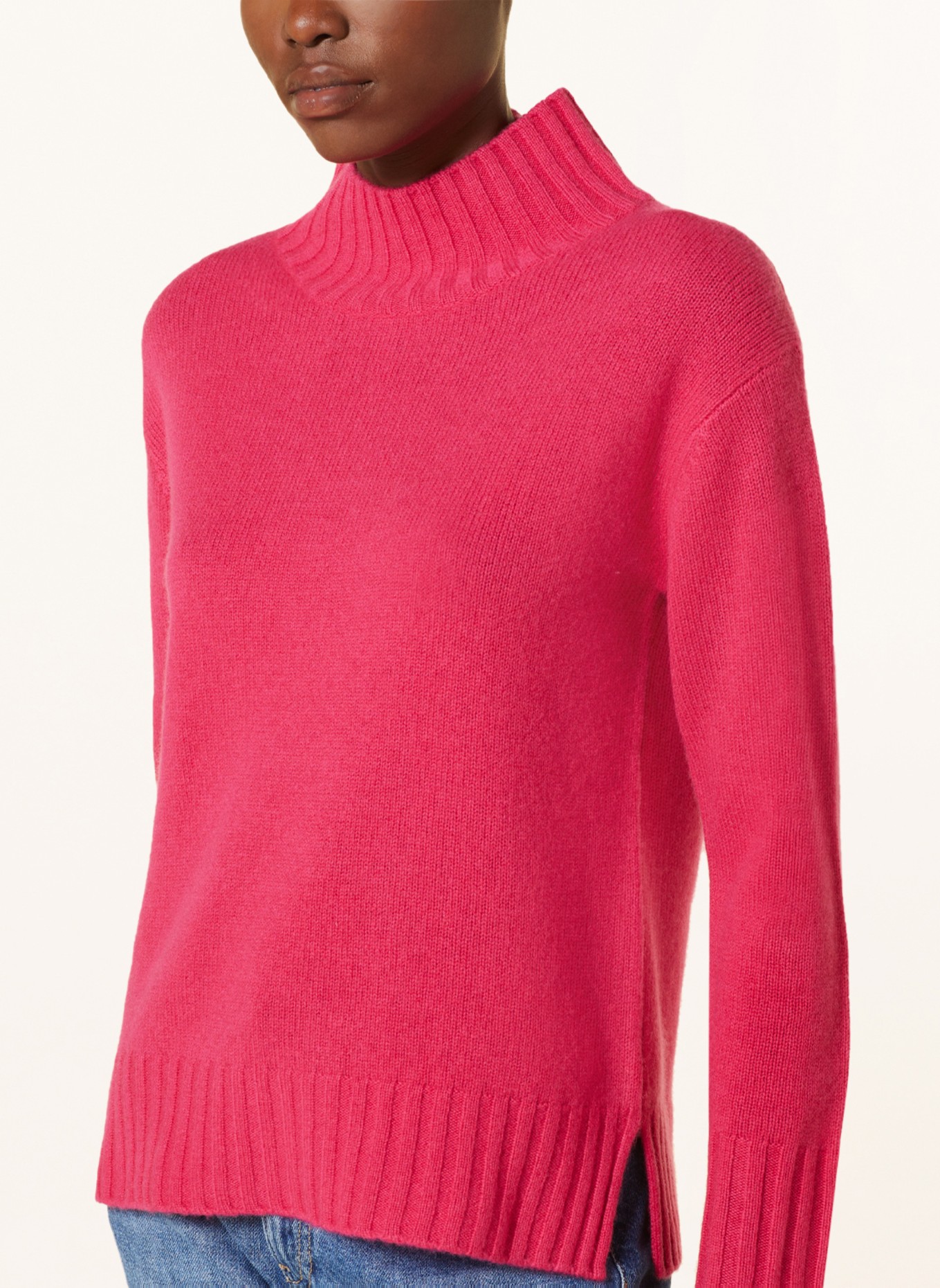 darling harbour Pullover mit Cashmere, Farbe: PINK (Bild 4)