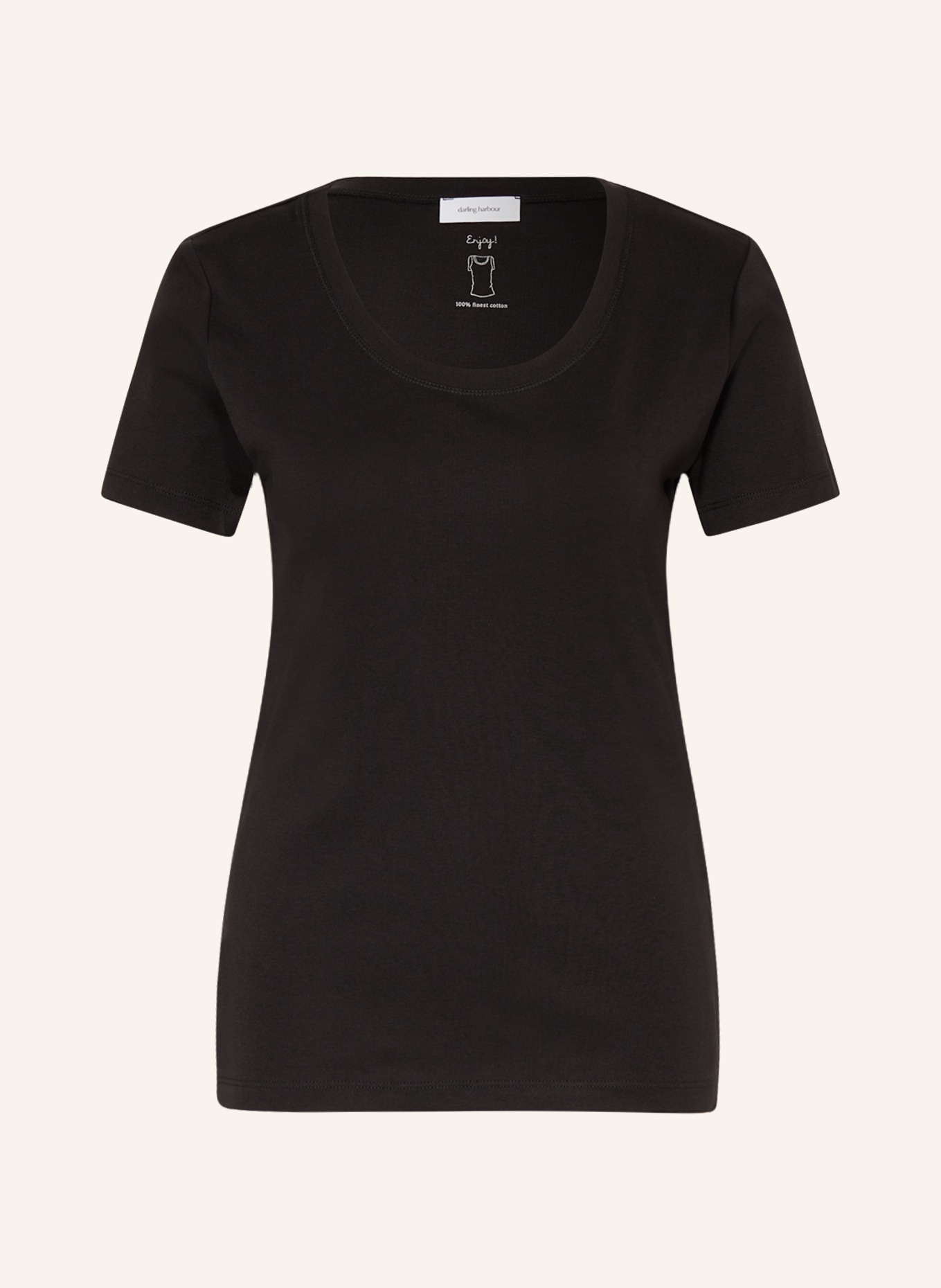darling harbour T-shirt, Color: BLACK (Image 1)