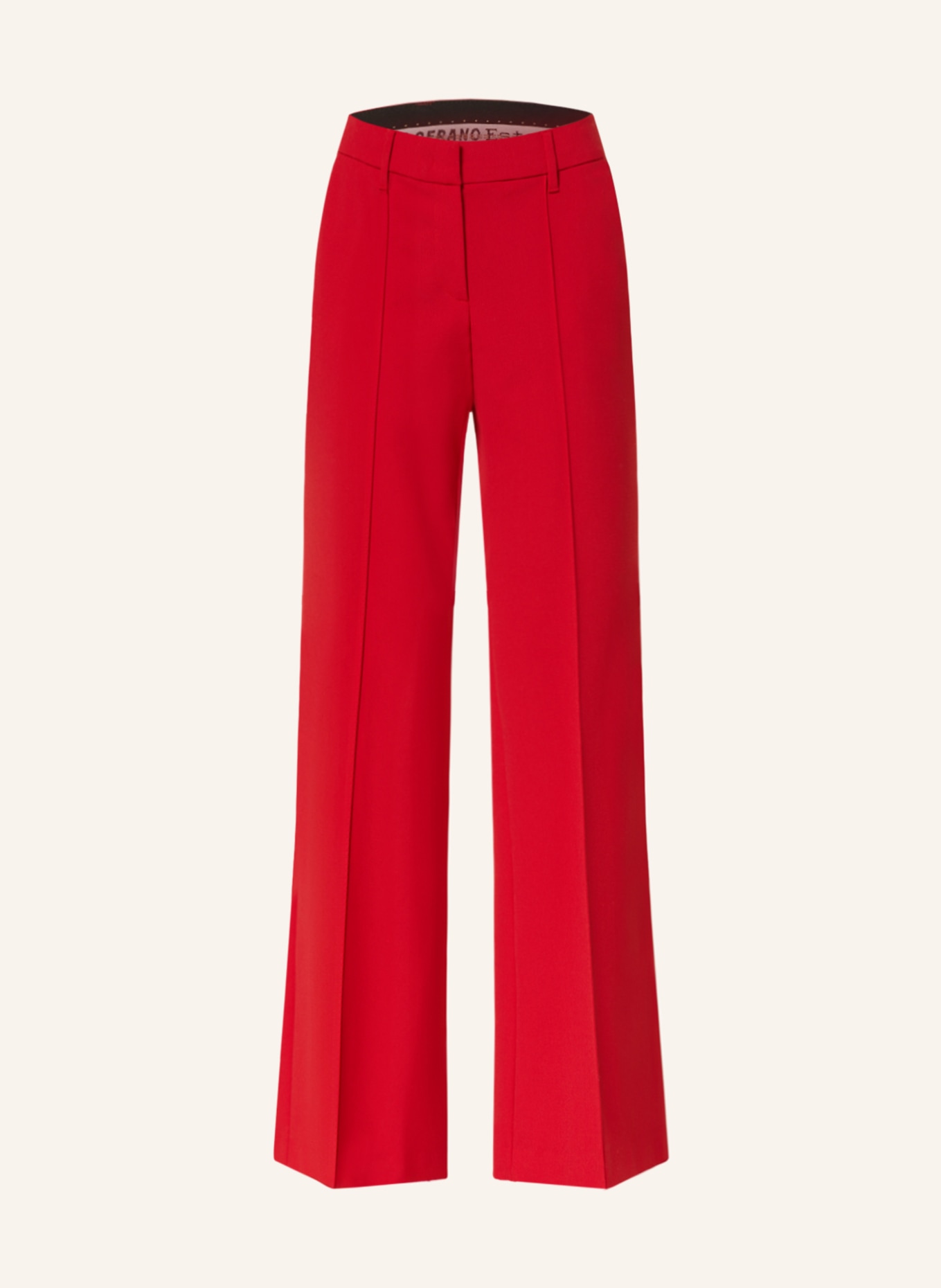 LUISA CERANO Wide leg trousers, Color: RED (Image 1)