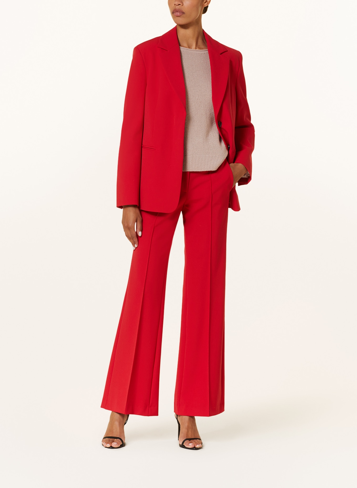 LUISA CERANO Wide leg trousers, Color: RED (Image 2)