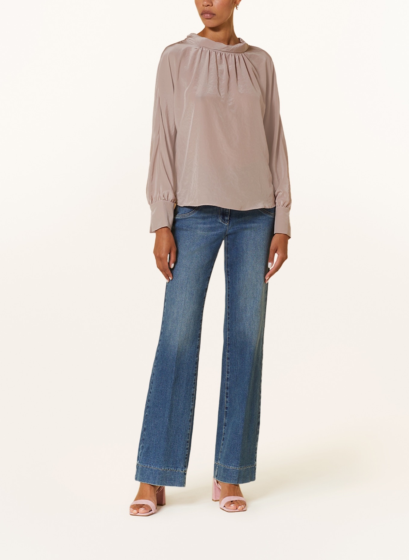 LUISA CERANO Bow-tie blouse, Color: ROSE (Image 2)